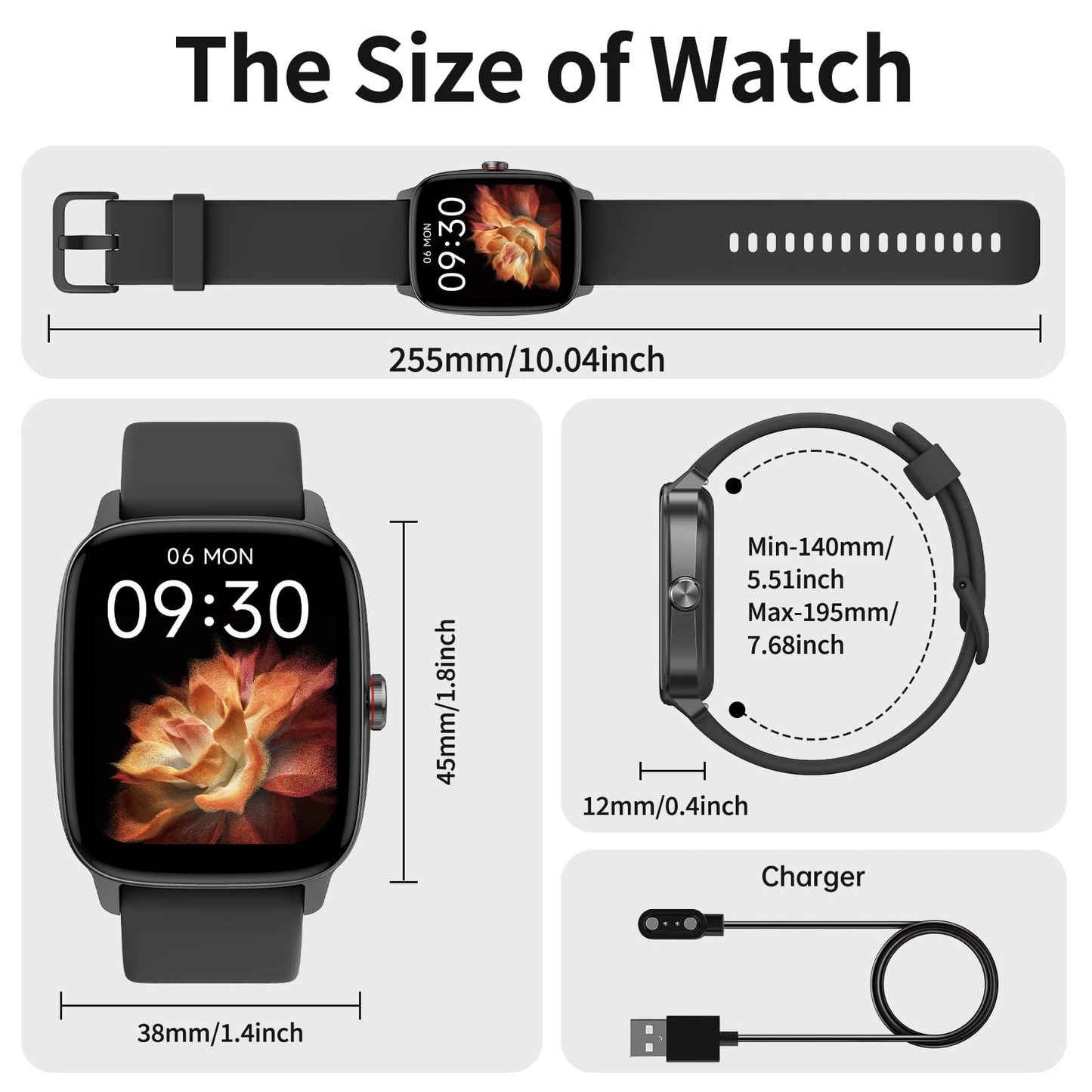 Smart Watch for Men Women, Bluetooth Call Smartwatch with AI Voice, 1.85" HD Fitness Watch, Heart Rate/Steps/Sleep Monitor, 100+ Sports Modes, IP68 Waterproof Watch for Android iOS š All In One Marketplace Canada