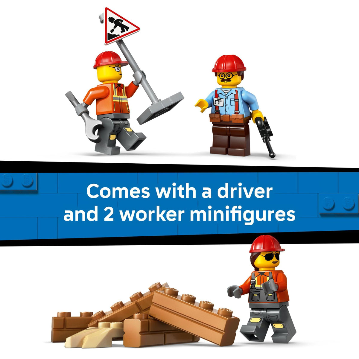 LEGO City Yellow Bulldozer Construction Site Building Toy for Kids, Ages 8+ - Pretend Play Set & Construction-Themed Building Blocks W/Toy Bulldozer Idea for Boys & Girls - 60466 ๐ All In One Marketplace Canada