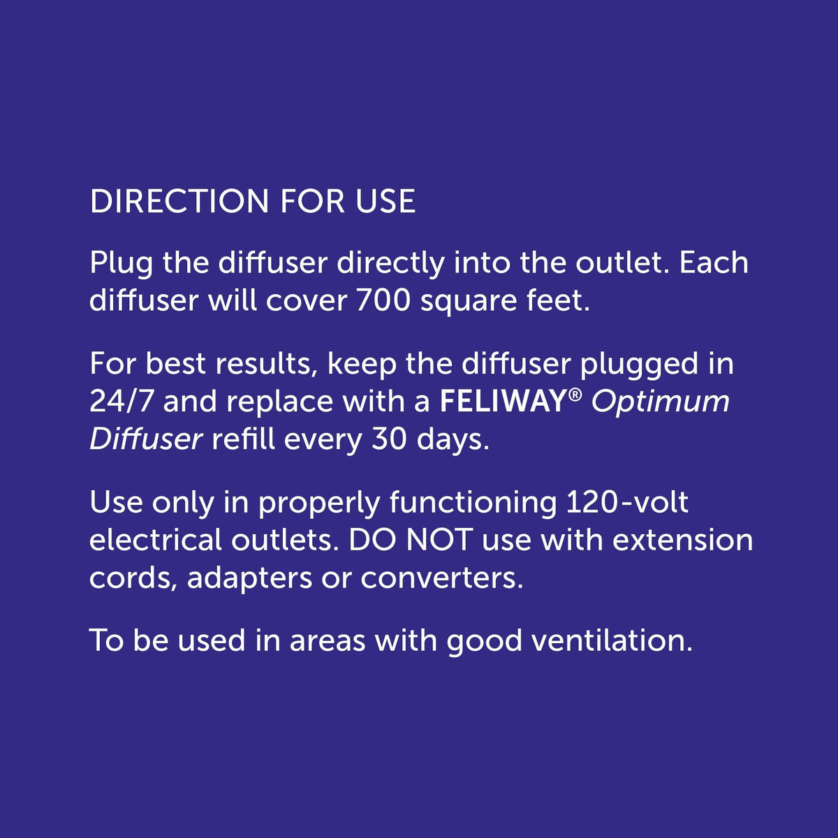 FELIWAY Optimum Diffuser Refill, Promotes Calmness AND Harmony in Cats & Kittens, VHP Registered NN.P5V2, includes 1 Refill, Lasts 30 Days, Cat Calming Pheromones, 48ml π All In One Marketplace Canada
