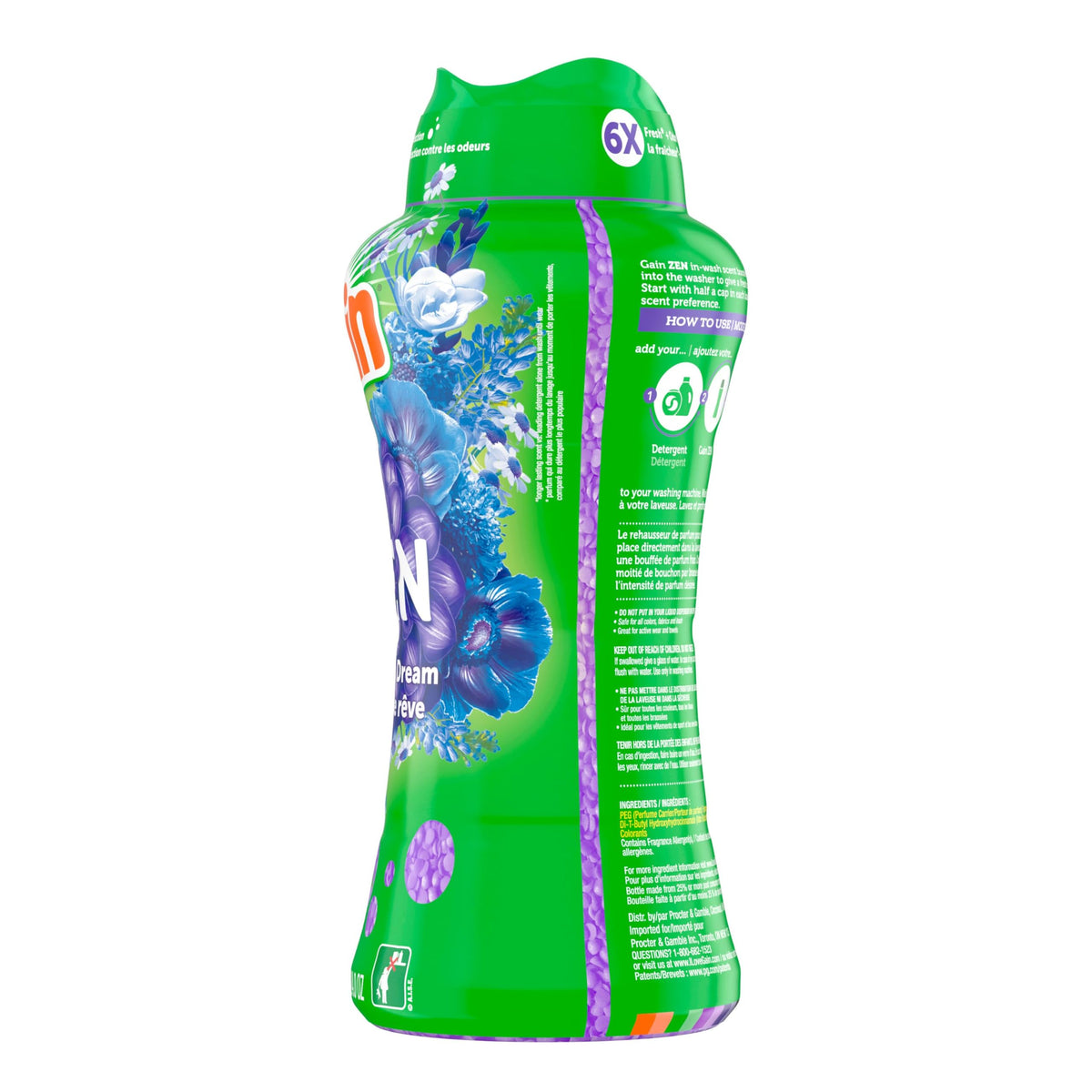 Gain In-Wash Laundry Scent Booster Beads, Zen, 680 Grams ๐ All In One Marketplace Canada