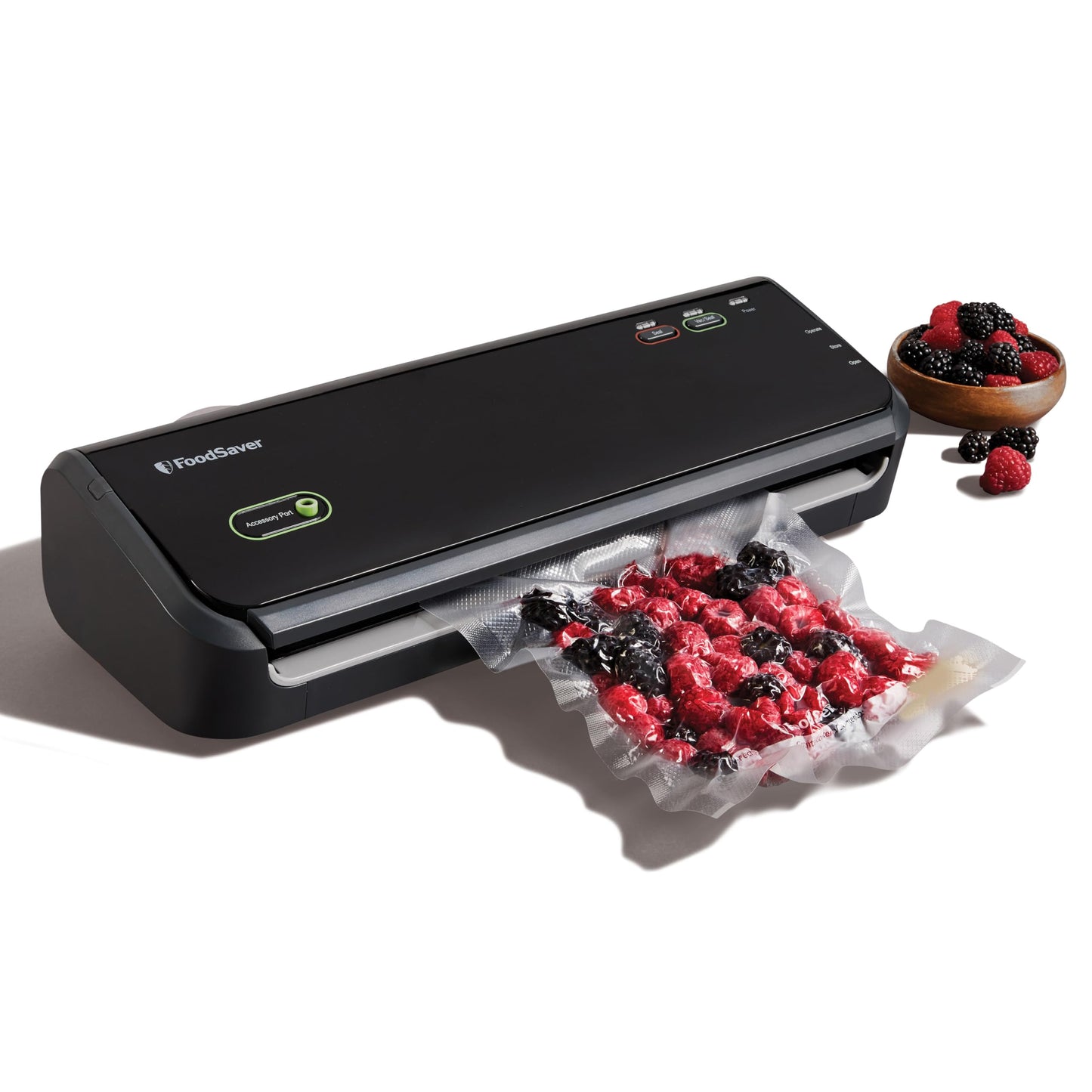 FoodSaver Vacuum Sealer Machine with Portable Handheld Sealer, 12 Vacuum Seal Bags and 2 Rolls - Black - FM2010 ๐ All In One Marketplace Canada