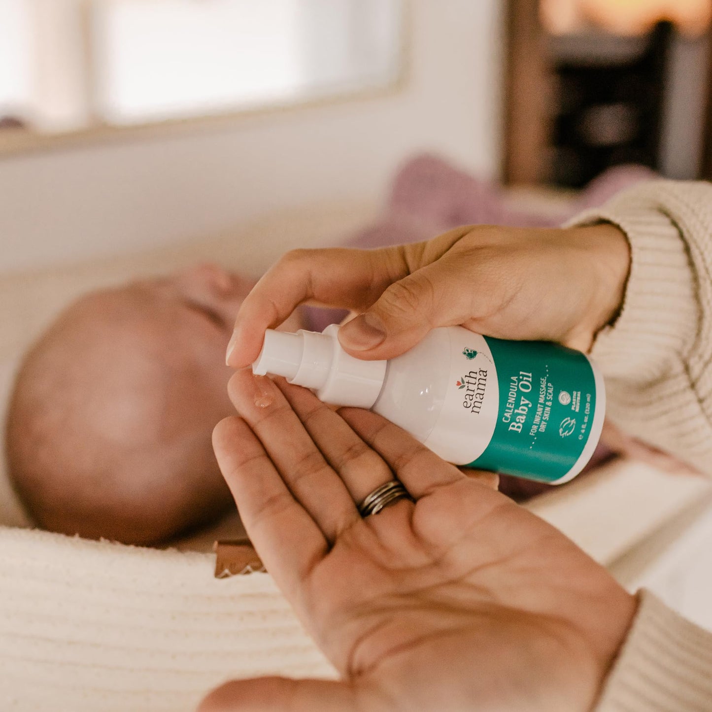 Earth Mama - Calendula Baby Oil - 120 ml π All In One Marketplace Canada