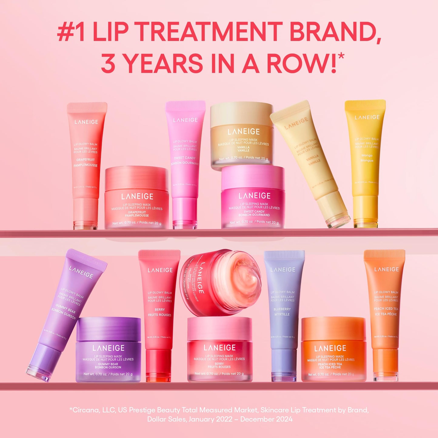 LANEIGE Lip Glowy Balm, Sweet Candy: Sheer Tinted Lip Moisturizer with Shea Butter, for Hydrating Shine & Soft Lips ๐ All In One Marketplace Canada