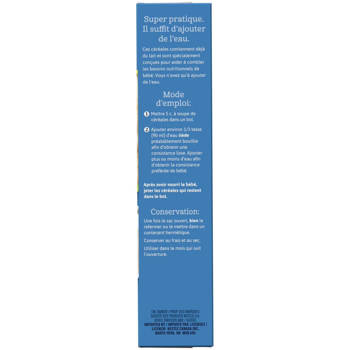 GERBER Cereal Wheat with Yogourt & Apple Pear Banana, Cereal, 8+ Months, 227 g, 6 Pack - Packaging May Vary 🍁 All In One Marketplace Canada