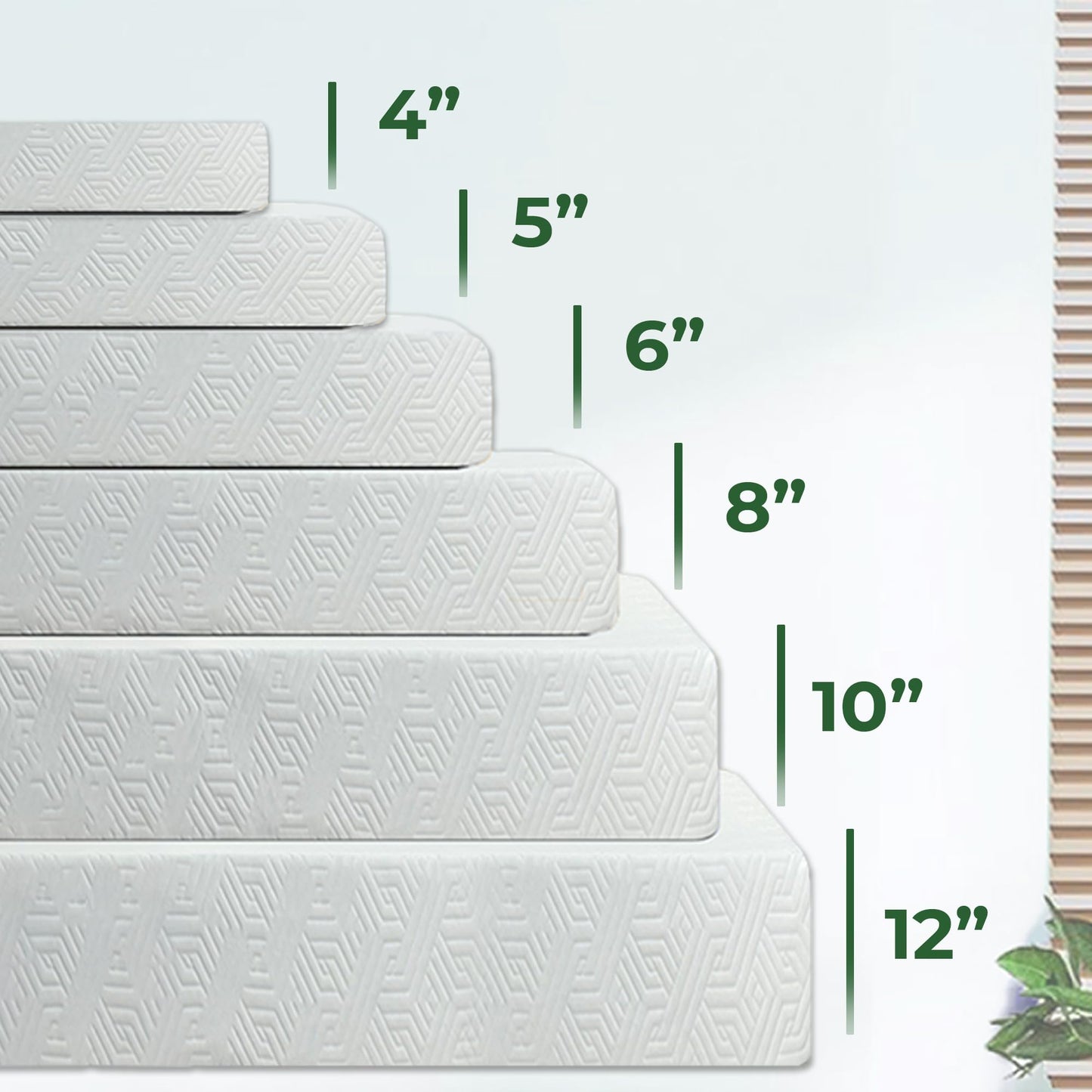 ViscoLogic Made in Canada 10 Inch Queen Mattress, Cool Gel Infused Foam, Medium Firm Support & Pressure Relief for Adults, Mattress in a Box, CertiPUR-USยฎ, Queen Size ๐ All In One Marketplace Canada