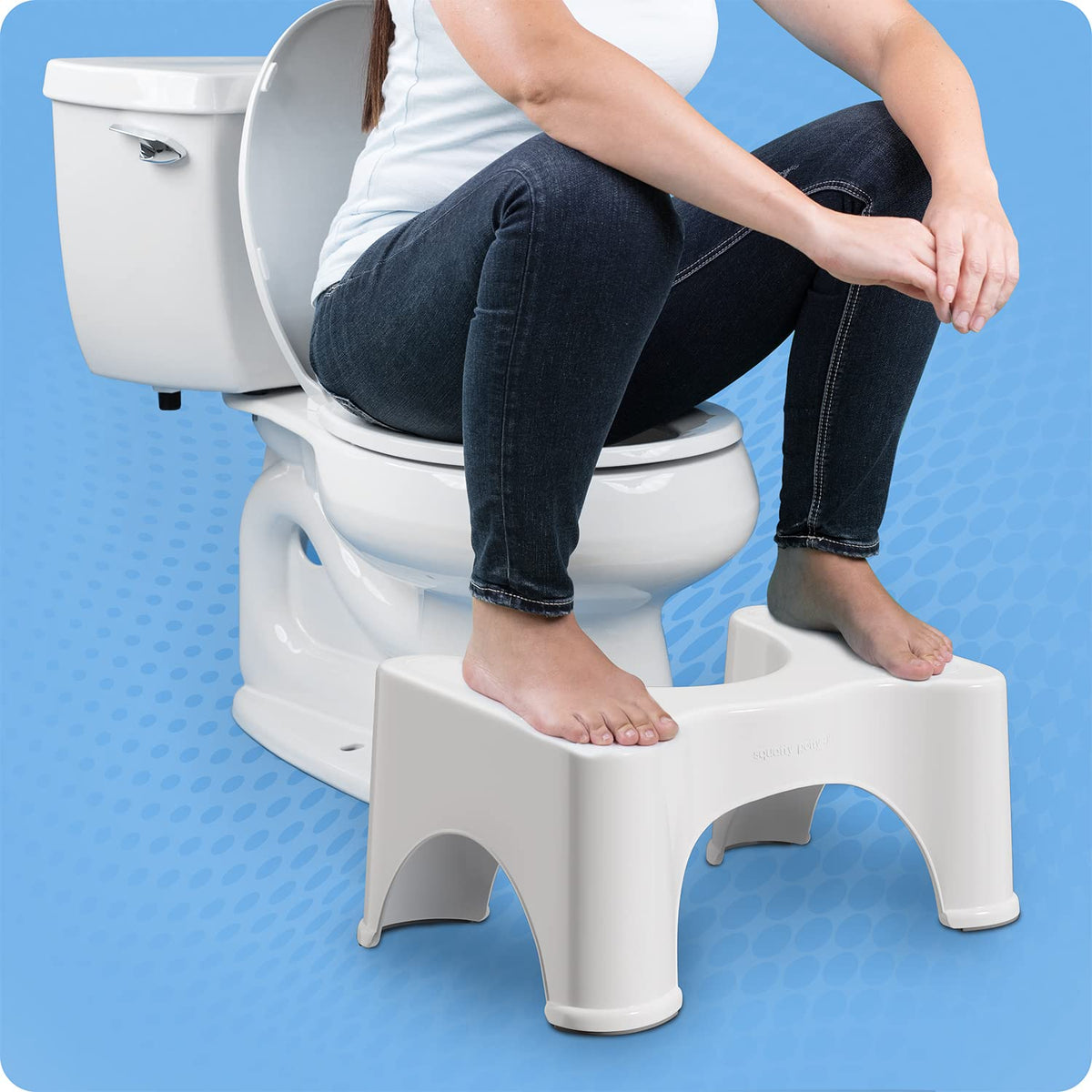 Squatty Potty The Original Bathroom Toilet Stool, White, 9" ๐ All In One Marketplace Canada