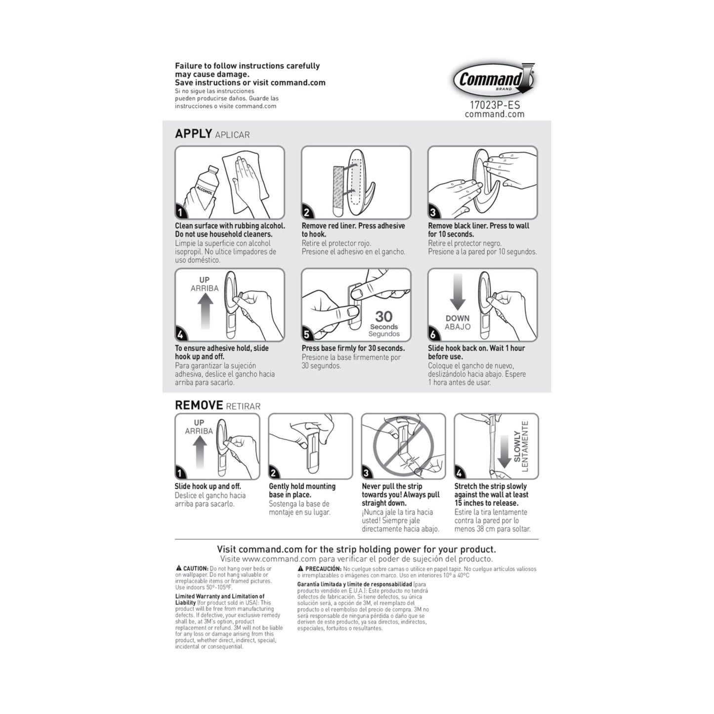 Command Large Refill Adhesive Strips, Damage Free Hanging Wall Adhesive for Large Indoor Wall Hooks, No Tools Removable Adhesives for Living Spaces, 20 White Command Strips ๐ All In One Marketplace Canada