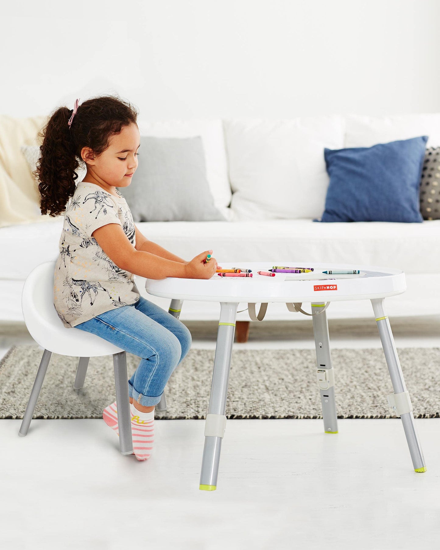 Skip Hop Toddler's Activity Chairs, Set of 2, Metal, White ๐ All In One Marketplace Canada