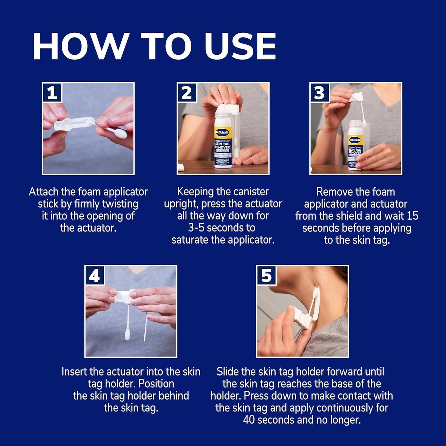 Dr. Scholl's Freeze Away Skin Tag Remover - At Home Skin tag Removal kit. Clinically Proven Skin Tag Removal in as Little as 1 Treatment. 1 Skin tag Removal kit, 12 Treatments 🍁 All In One Marketplace Canada
