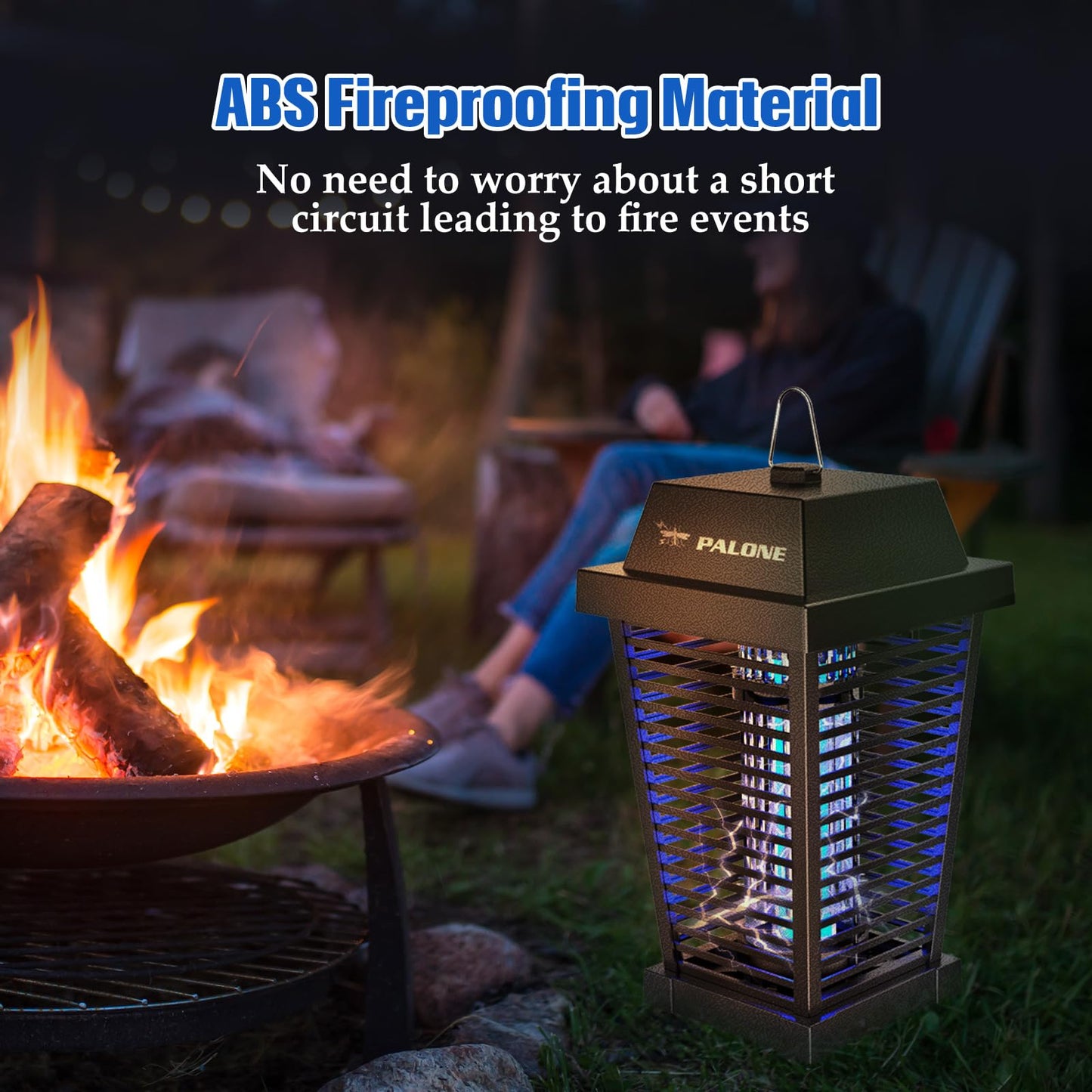 PALONE Bug Zapper with 4500V, USB-C and Solar Panel Dual Charging, Waterproof Bug Zapper with 7.5W Solar Charging Panel, Suitable for Camping Outdoor ๐ All In One Marketplace Canada