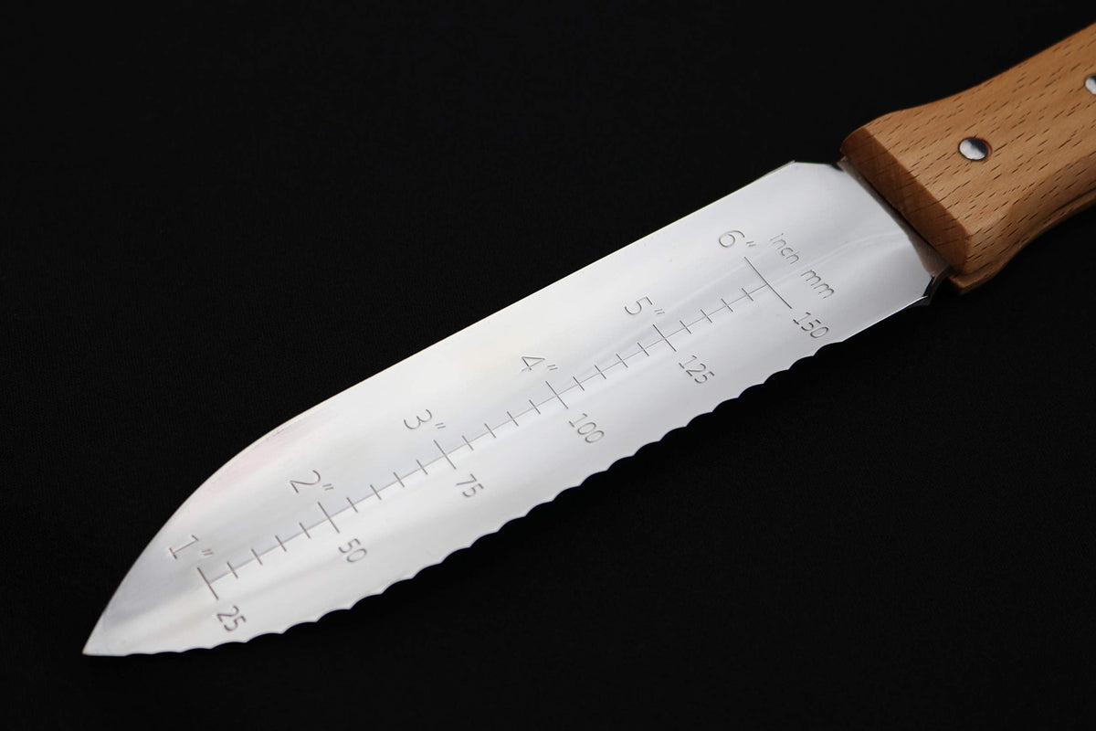 Nisaku NJP650 Japanese Hori Garden Landscaping Digging Tool with Stainless Steel Blade & Sheath, 7.25" ๐ All In One Marketplace Canada