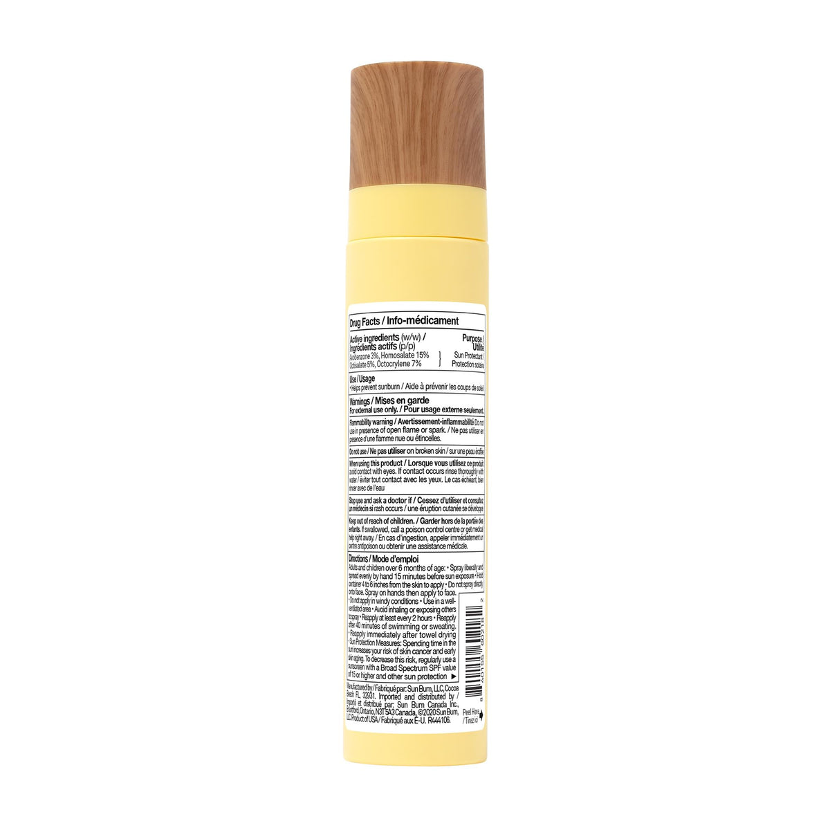 Sun Bum Original SPF 45 Sunscreen Face Mist/Vegan and Reef Friendly (Octinoxate Oxybenzone Free) I Broad Spectrum UVA/UVB Sunscreen Spray with Vitamin E I 100 mL ๐ All In One Marketplace Canada