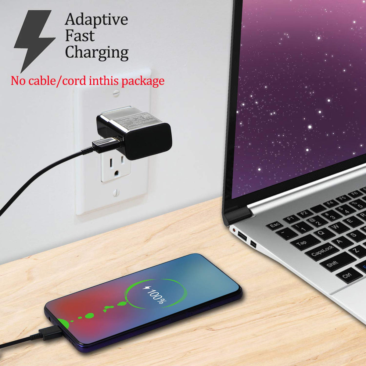 Fast Charging Block, USB Adaptive Fast Charger Box Android Cell Phone Wall Quick Tablet Charger Plug Adapter Compatible Samsung Galaxy S10 S9 S8 S7 A13 A16 Note 8 9 10 LG G7 Plus EP-TA20JBE (2 Pack) ๐ All In One Marketplace Canada