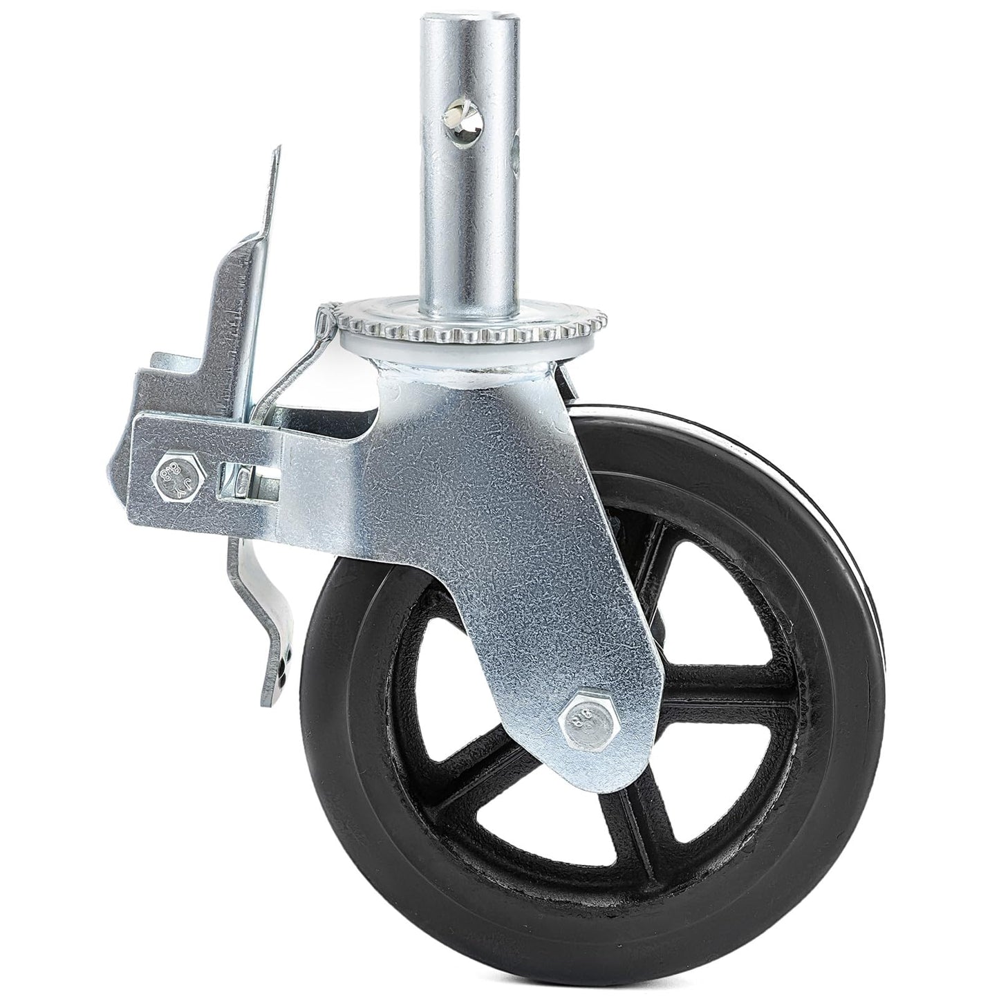 VEVOR 4 Pack 8 Inch Iron Core Polyurethane Swivel Caster with Dual Locking Brake Adjustable Legs 1100LBS Capacity per Wheel ๐ All In One Marketplace Canada