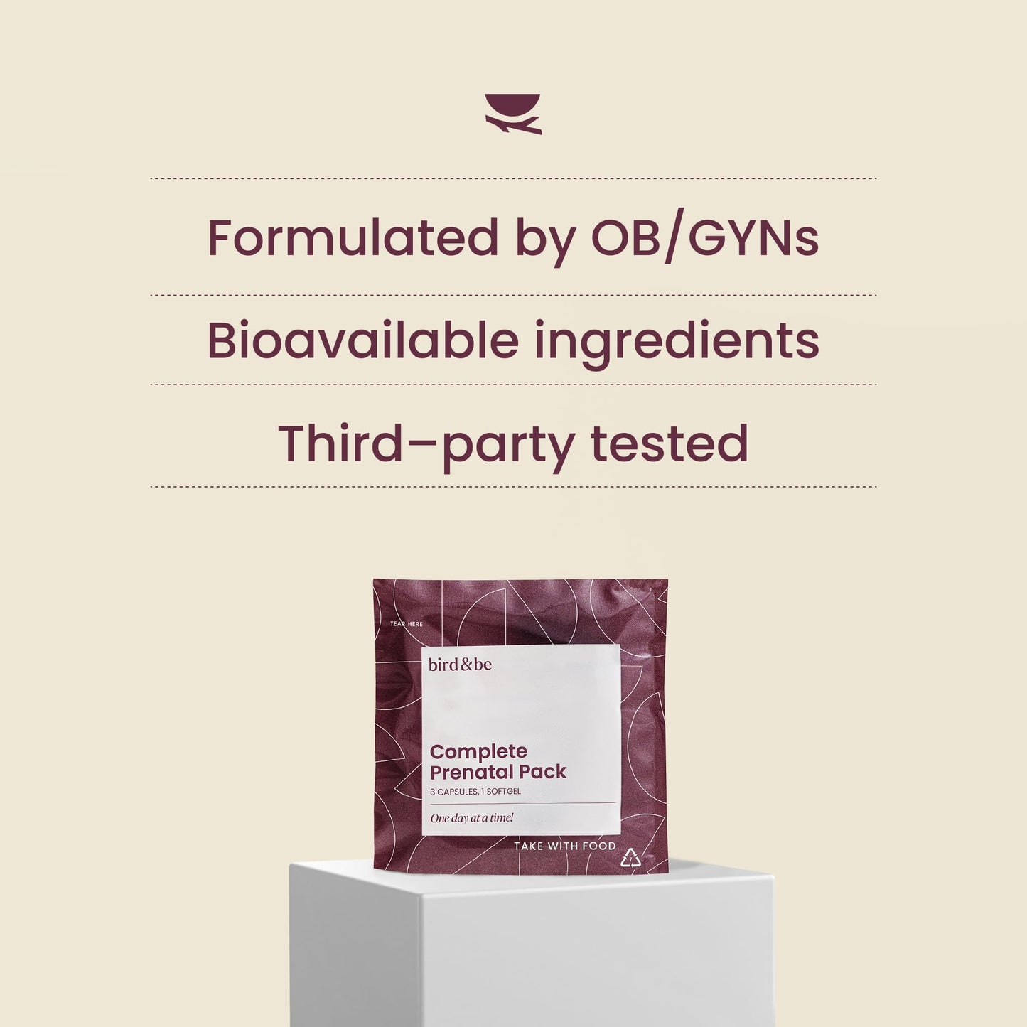 Complete Prenatal Pack โ Prenatal Vitamins with Iron, Methylated Folate, DHA (Omega-3), Choline, Iodine and Essential Nutrients โ Supports Early Fetal Development and Maternal Health โ 30-Day Supply ๐ All In One Marketplace Canada