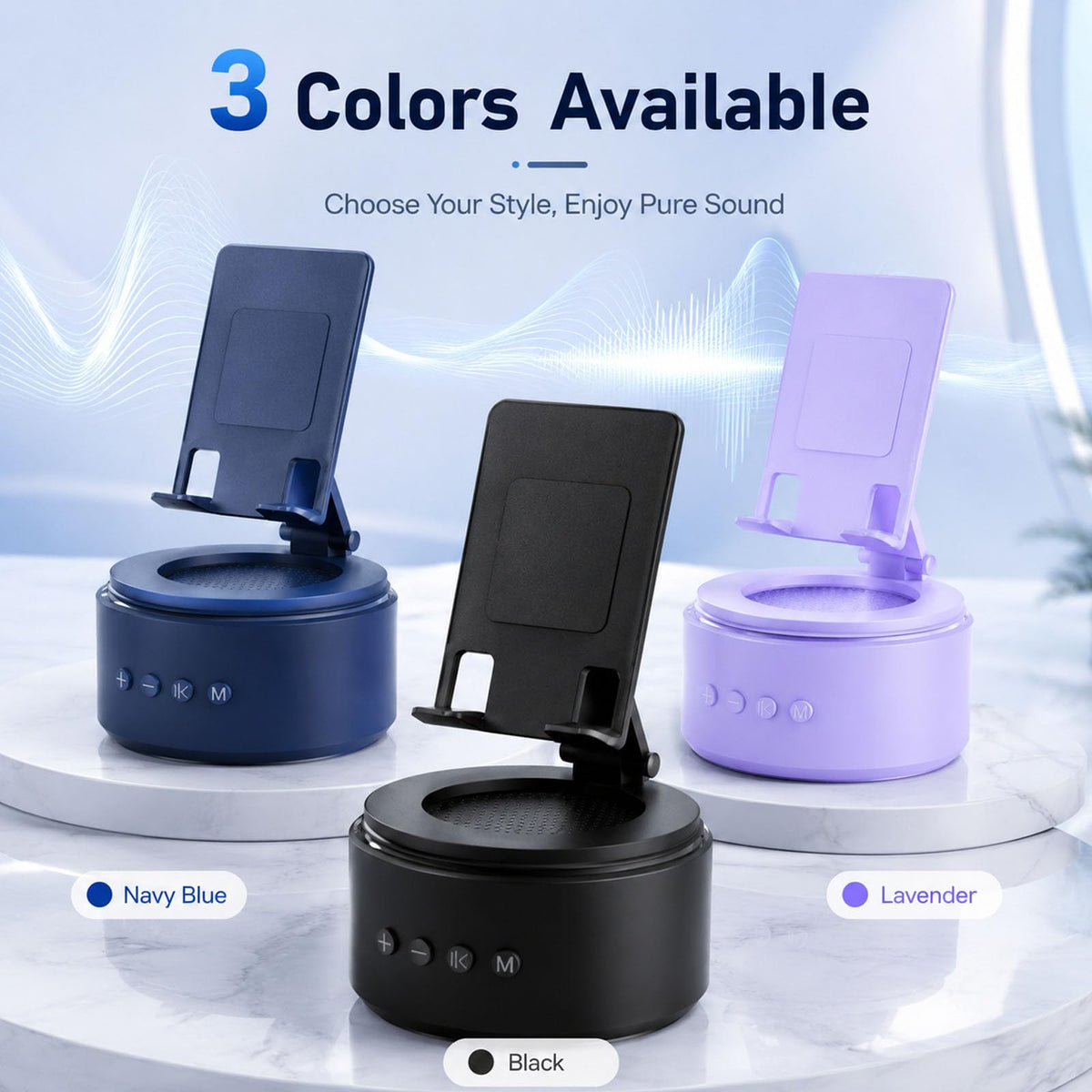 ZAPUVO Gifts for Men Dad, Bluetooth Speaker with Phone Stand, Christmas Anniversary for Men - Birthday Gifts for Him Husband Boyfriend, Wireless Speaker Phone Holder for Home Office Desk Use ๐ All In One Marketplace Canada