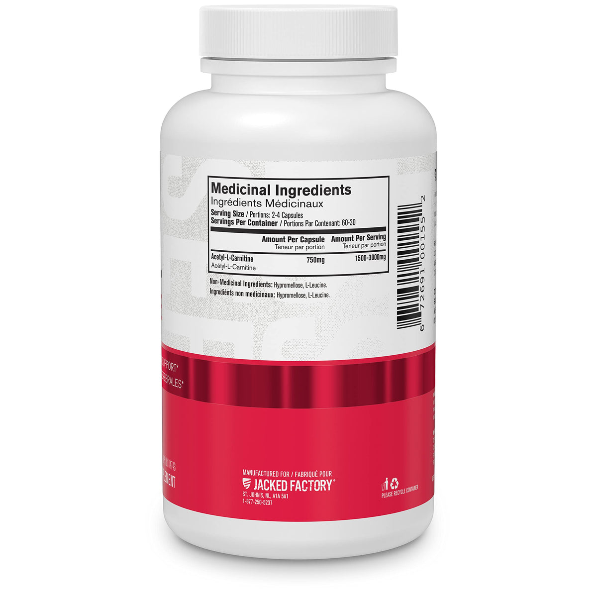 Acetyl L Carnitine Supplement 750mg - Extra Strength L-Carnitine (ALCAR) for Energy, Mood Improvement, Memory & More - 120 Capsules π All In One Marketplace Canada