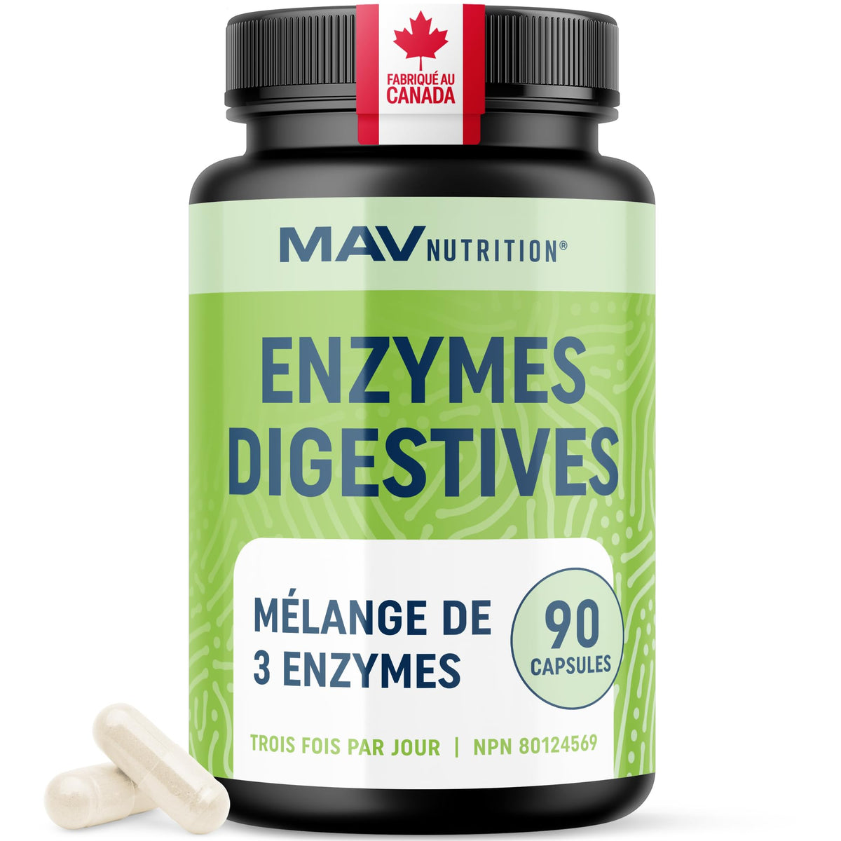 Digestive Enzymes 280MG for Digestive Health & Bloating Relief for Women & Men | Triple Digestive Enzyme Blend to Break Down Carbs & Fats, Anti Bloating Supplement for Women & Men | Vegetarian | 90ct 🍁 All In One Marketplace Canada