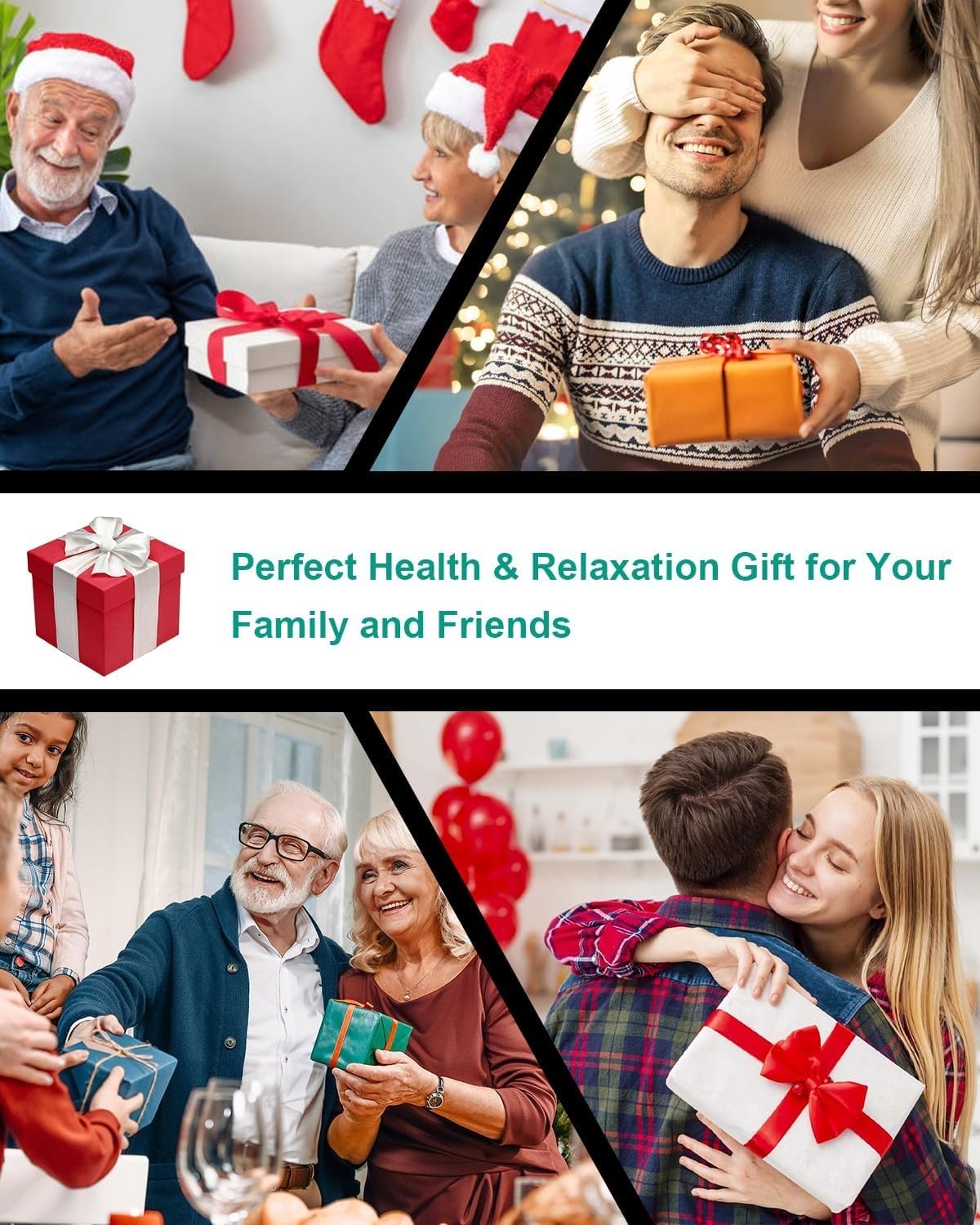 LINGTENG Foot Massager with Heat, with Massage Rollers, 3 Settings, Bi-Directional Rotation, Shiatsu Calf Massager for Calf, Foot and Sole Massage, Gift for Mum, Dad and Friends ๐ All In One Marketplace Canada