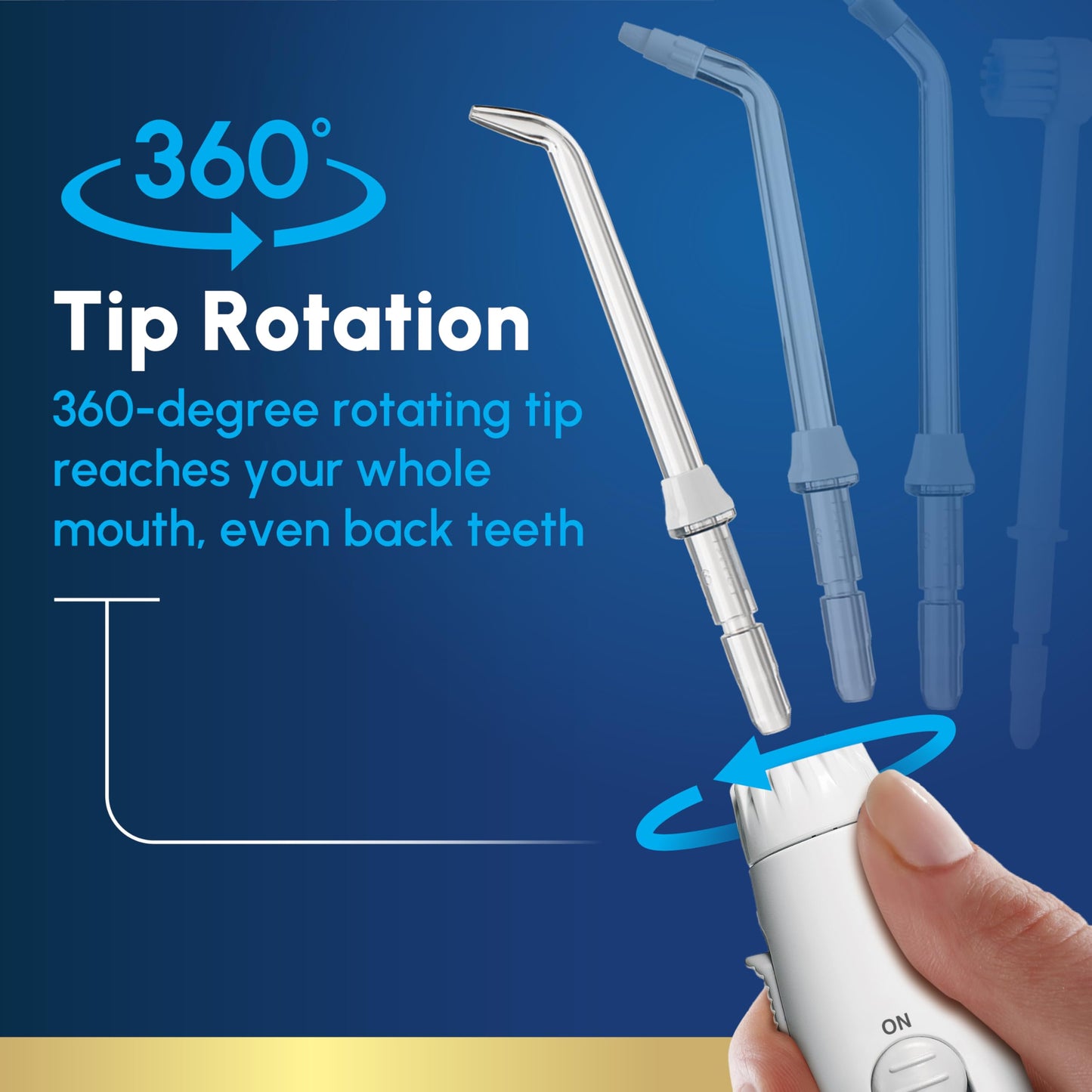Waterpik Aquarius Water Flosser For Teeth Cleaning, Gums, Braces, Dental Care, Electric Power With 10 Settings, 7 Tips For Multiple Users & Needs, CDA Validated, White WP-660, Packaging May Vary ๐ All In One Marketplace Canada