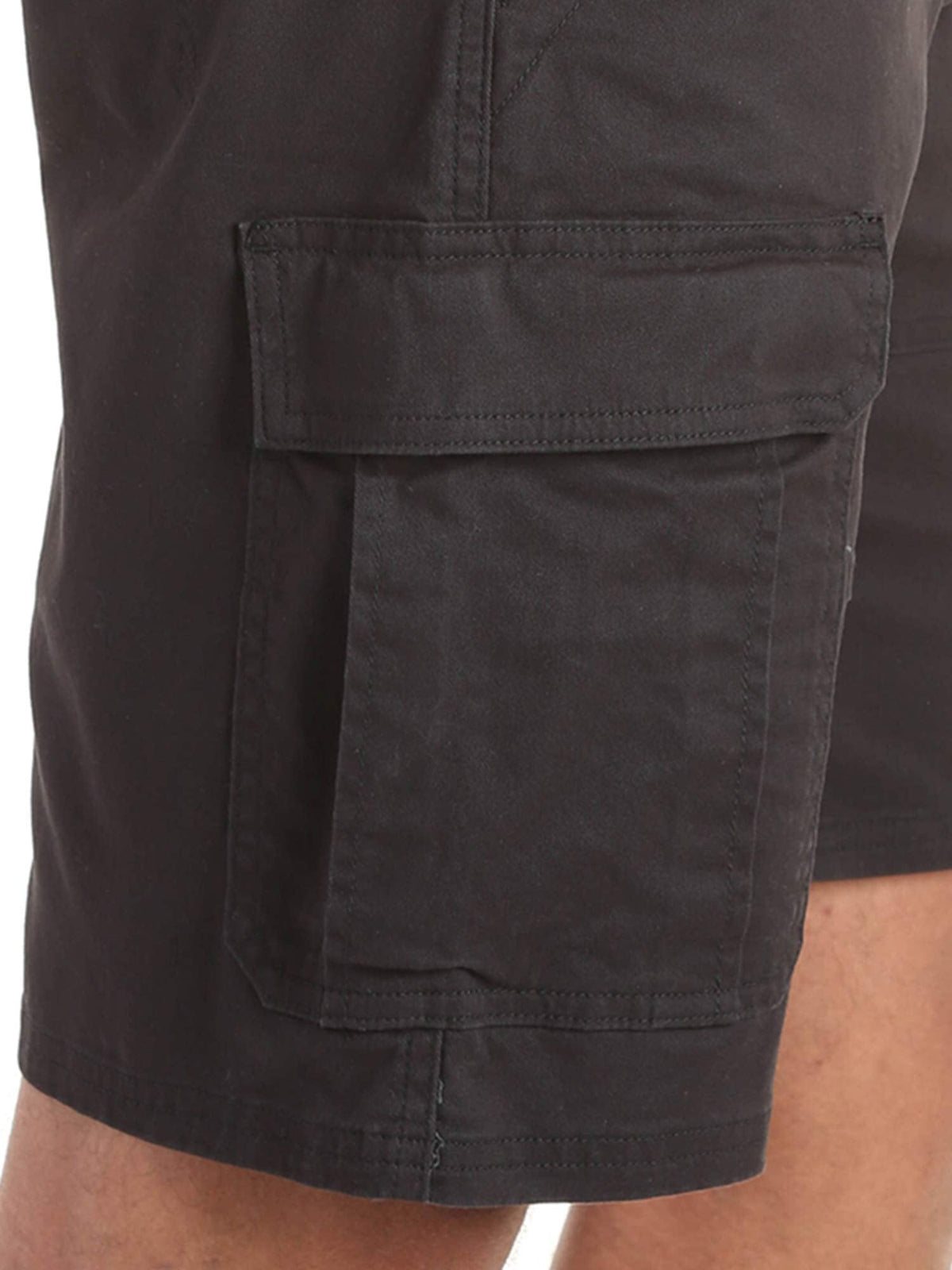 Wrangler Authentics Men's Classic Cargo Stretch Short, Black Twill, 36 ๐ All In One Marketplace Canada