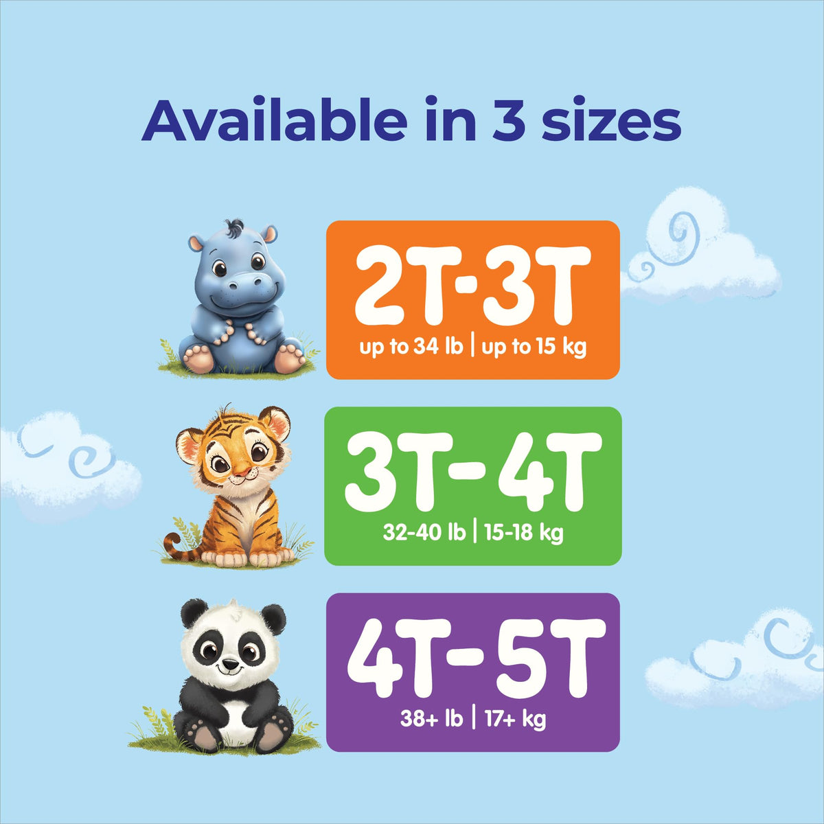 Royale Premium Training Pants, Size Large, 3T-4T (32 to 40 lbs), 99 Count, Disposable Training Pants (Packaging may vary) đ All In One Marketplace Canada