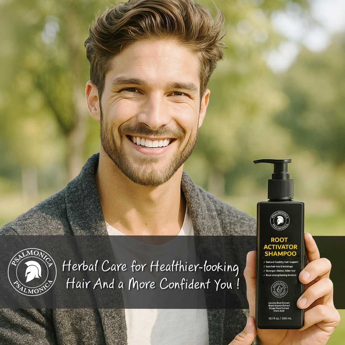 Root Activator Shampoo: 300ML Natural Volume Hair Loss Thickening Shampoo With Rosemary Strengthens Hair & Soothes Scalp For Men ๐ All In One Marketplace Canada