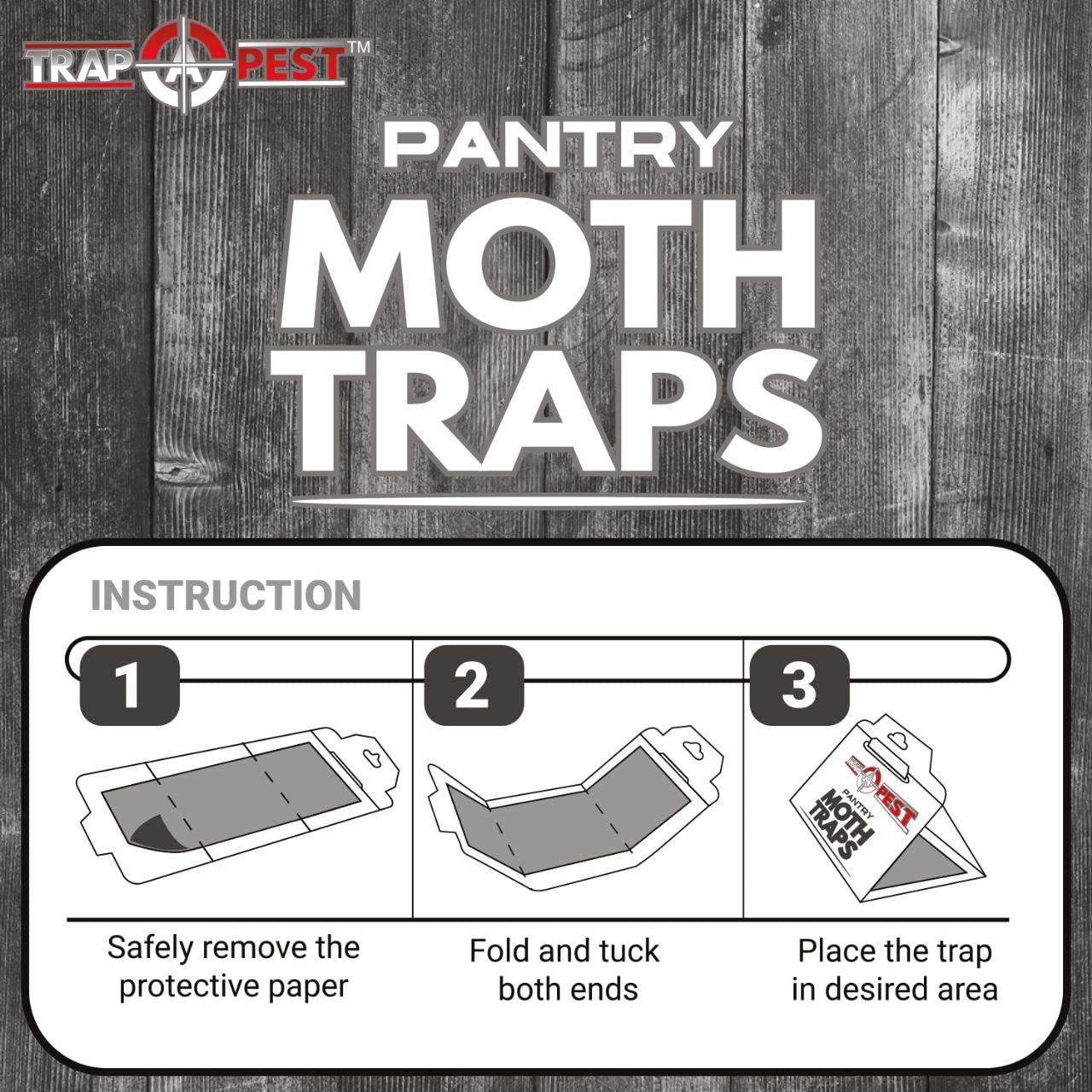 20 Pack Pantry Moth Traps - Safe and Effective for Food and Cupboard - Glue Traps with Pheromones for Pantry Moths - Trap a Pest ๐ All In One Marketplace Canada