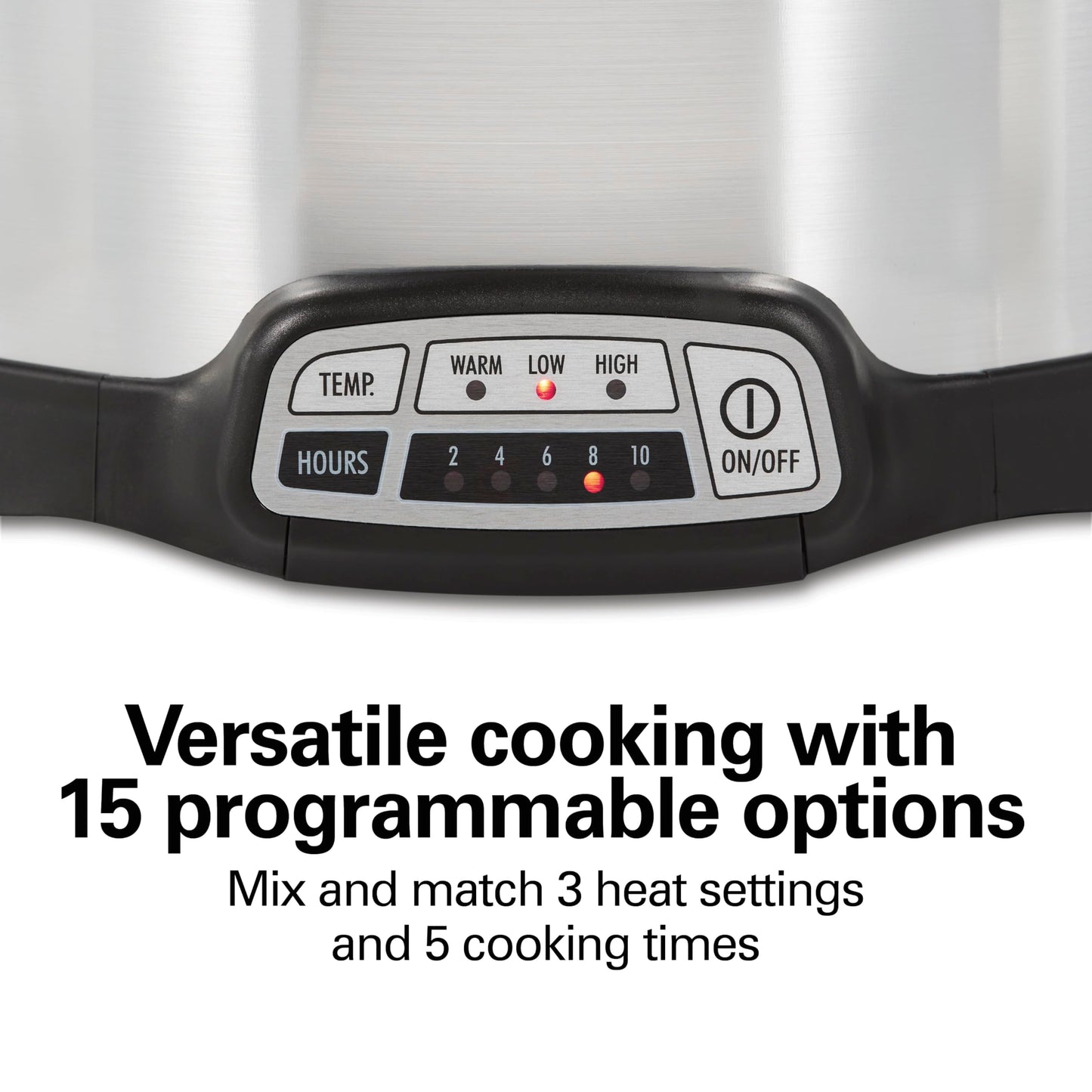 Hamilton Beach Programmable Slow Cooker, 6 Quart Capacity, Silver, 33463 ๐ All In One Marketplace Canada