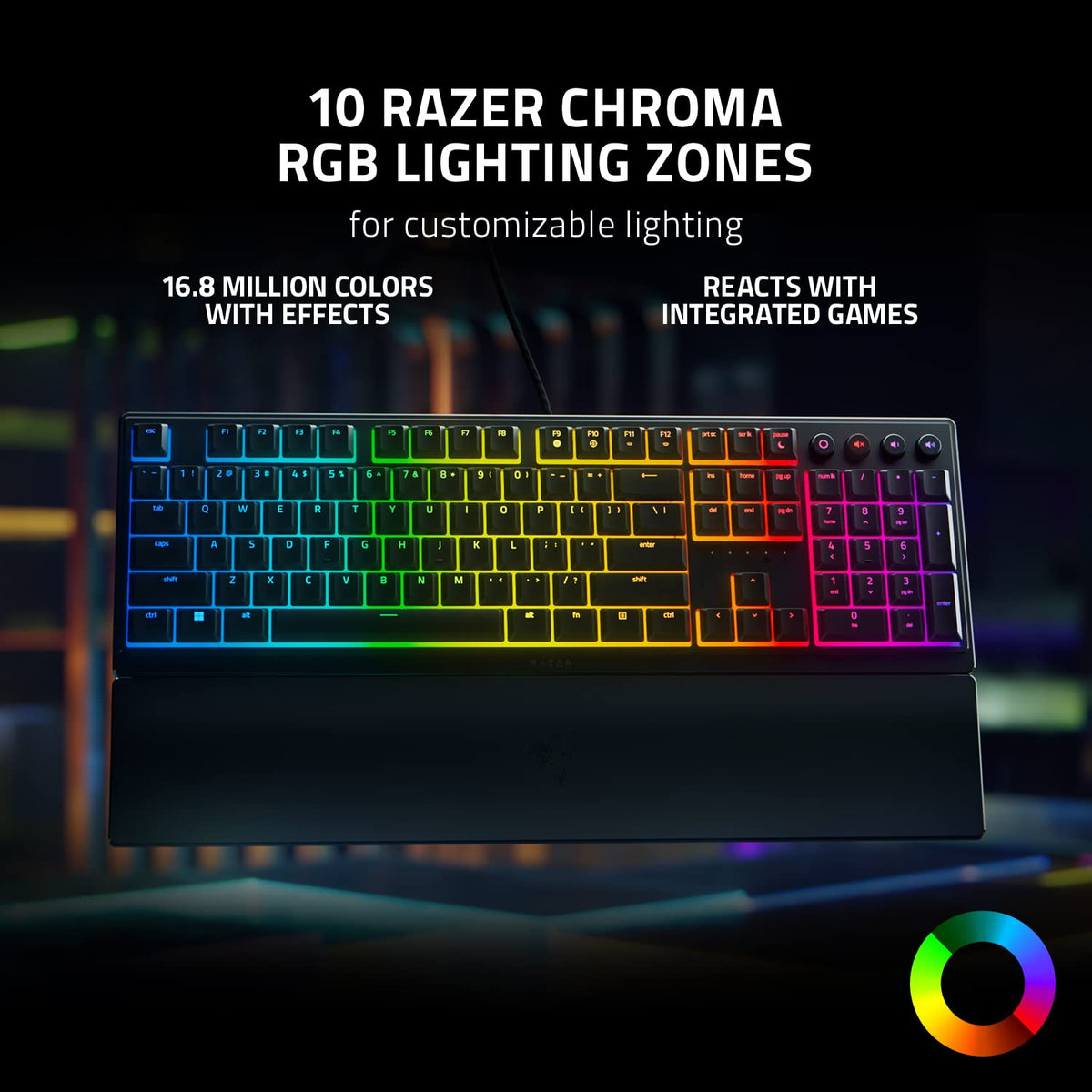 Razer Ornata V3 Gaming Keyboard, Low-Profile Keys, Black ๐ All In One Marketplace Canada