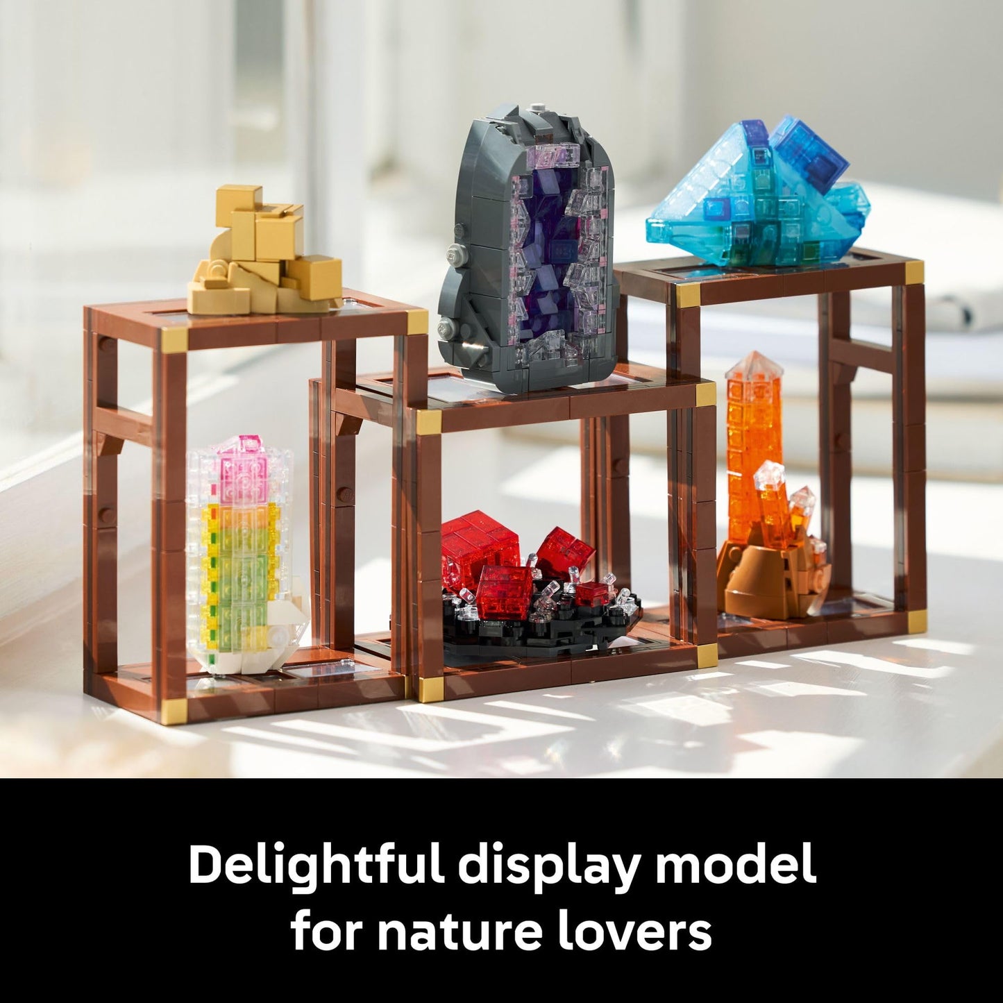 LEGO Ideas Mineral Collection Building Set for Adults, Ages 18+ - Bedroom or Office Decor with 3 Display Shelves - Unique Gift Idea for Men & Women - 21362 ๐ All In One Marketplace Canada