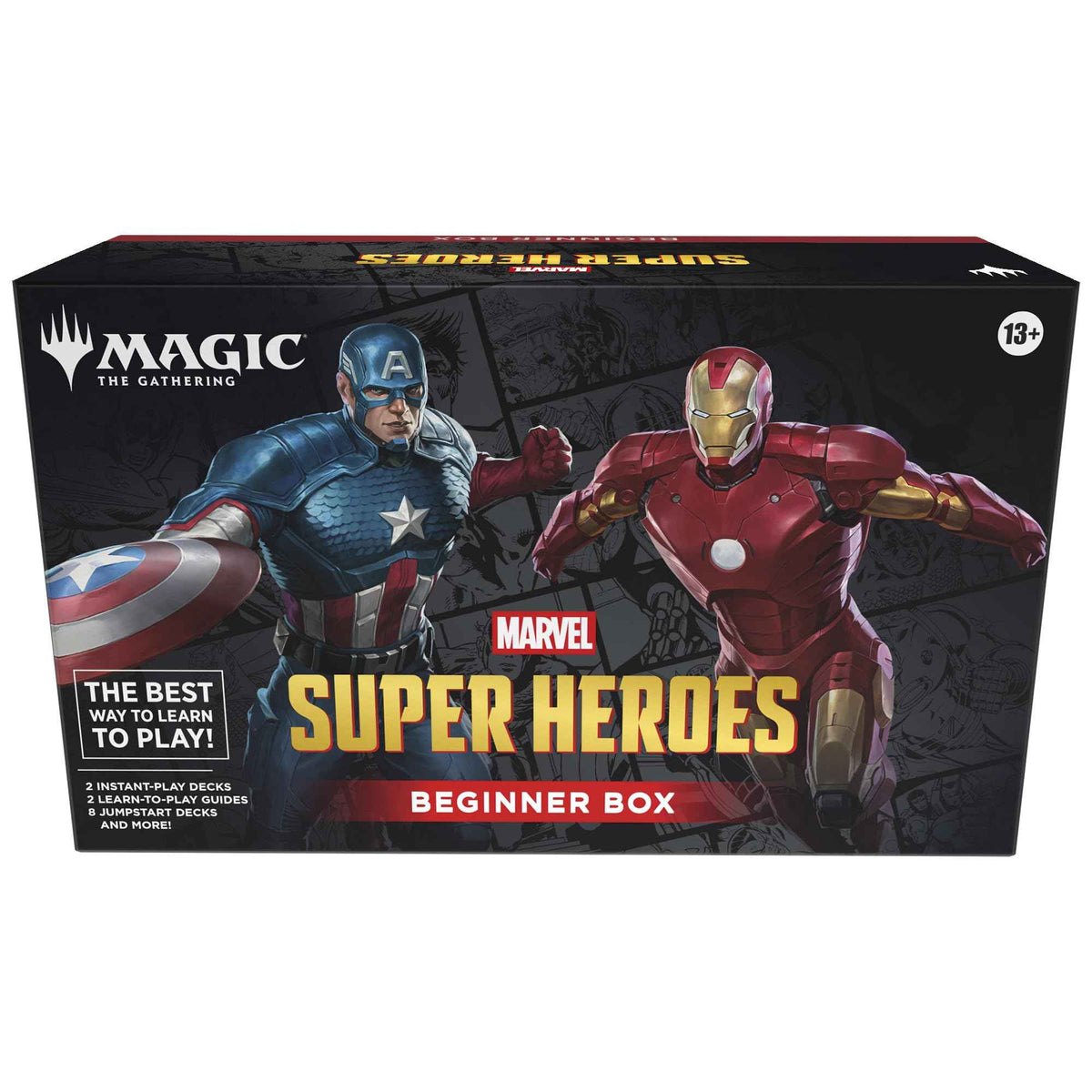 Magic: The Gathering | Marvel Super Heroes Beginner Box | 2-Player Card Game | Includes 2 Tutorial Decks, 8 Themed Half-Decks, 2 Playboards, 2 Spindowns, and More ๐ All In One Marketplace Canada