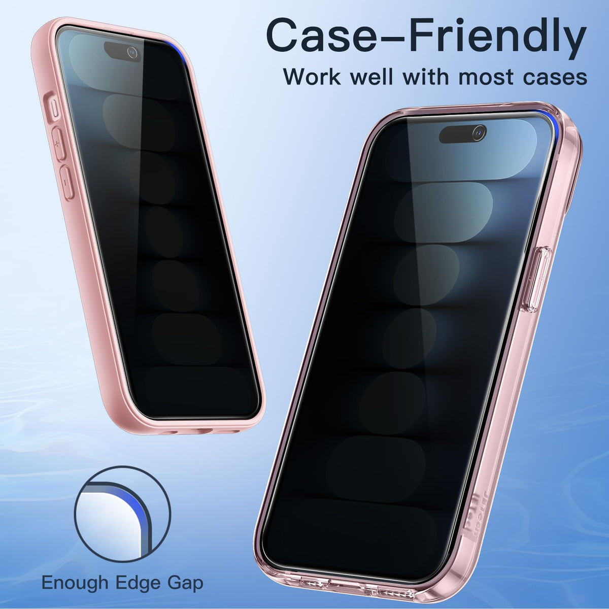 JETech Privacy Screen Protector for iPhone 15, 2-Pack ๐ All In One Marketplace Canada