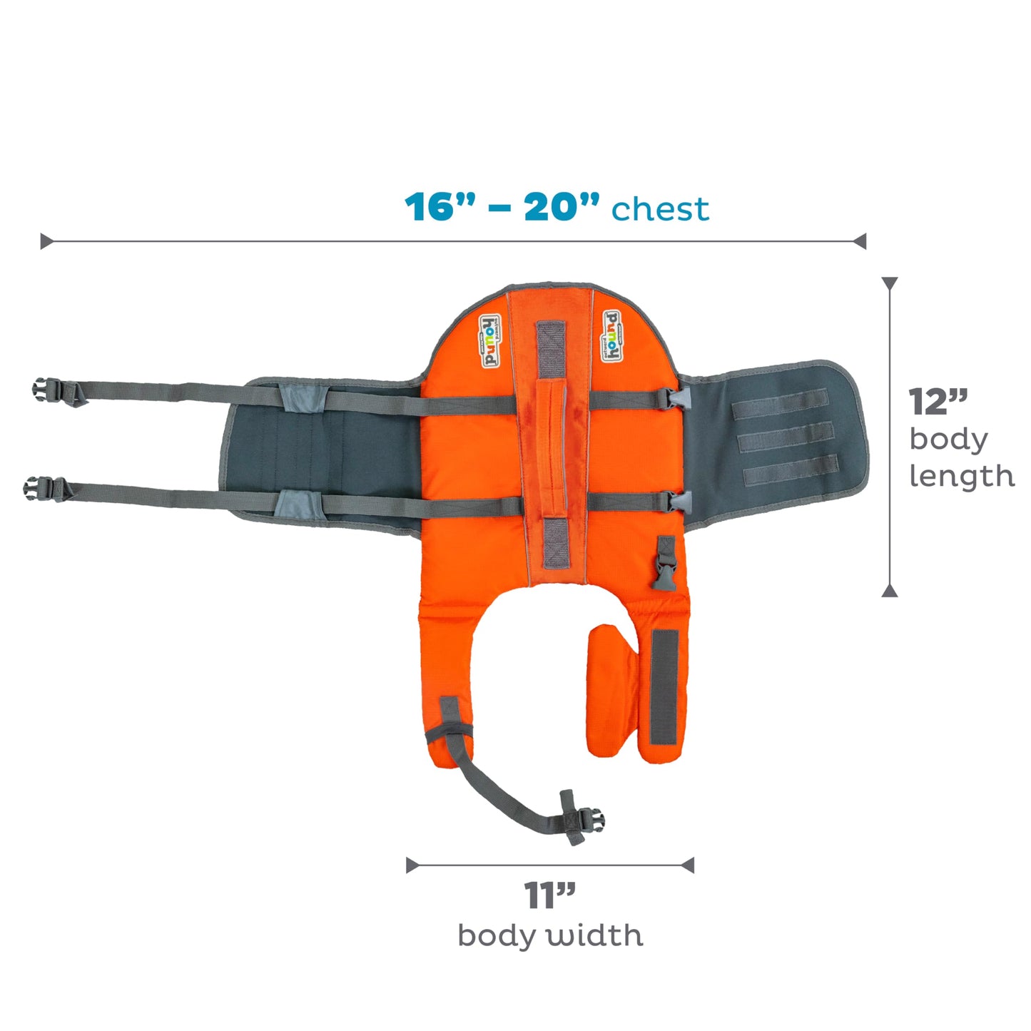 Outward Hound Granby Splash Dog Life Jacket with Handle, Reflective Floating Vest for Swimming & Boating, Maximum Buoyancy, All Skill Levels, Small Dogs & Puppies (16โ20" Girth), Orange, Small ๐ All In One Marketplace Canada