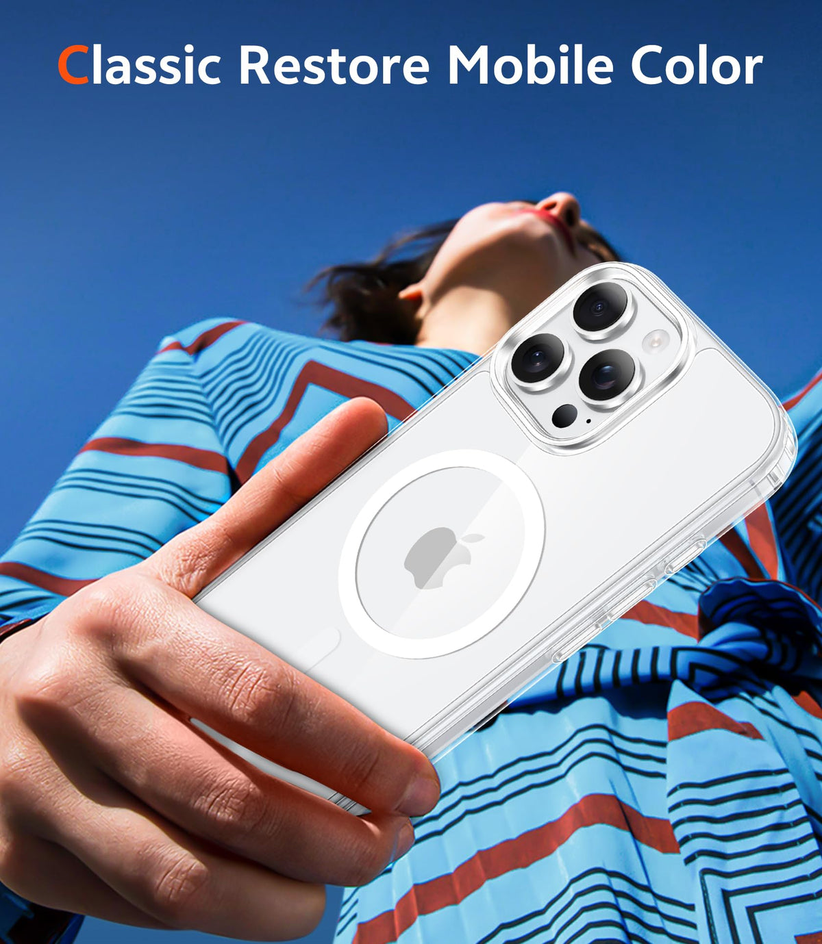 FNTCASE for iPhone 16 Pro Case: Clear Magnetic Phone Cases with Screen Protector Slim Anti Yellowing Rugged Shockproof Protective Transparent Cell Phone Cover (A-Clear Magnetic) ๐ All In One Marketplace Canada