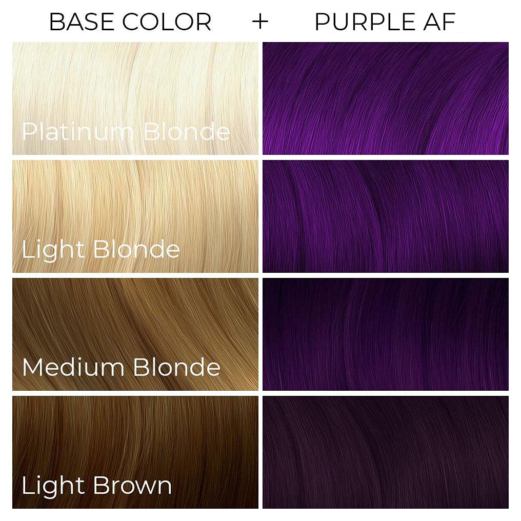 ARCTIC FOX CRUELTY FREE 100% VEGAN SEMI PERMANENT HAIR COLOUR DYE (236 ml, PURPLE AF) ๐ All In One Marketplace Canada