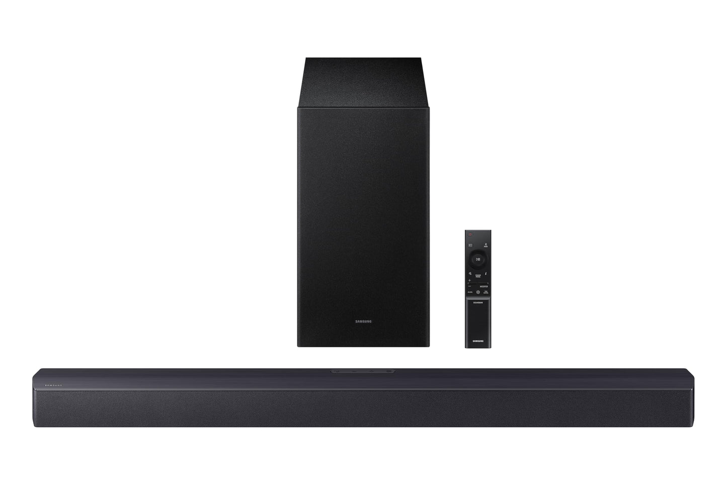 Samsung Sound Bar HW-B53CF/ZC, 2.1 Channel, Subwoofer, 300 watts, Surround Sound, Dolby Digital, DTS Virtual:X, Adaptive Sound, Bluetooth, HDMI ARC, Game Mode, Soundbar ๐ All In One Marketplace Canada