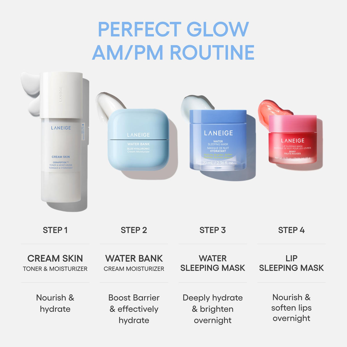 LANEIGE Cream Skin Toner & Moisturizer Mini: Lightweight Refillable Korean Milky Toner with Ceramide & Peptide for Hydration, Firming, & Barrier Support ๐ All In One Marketplace Canada