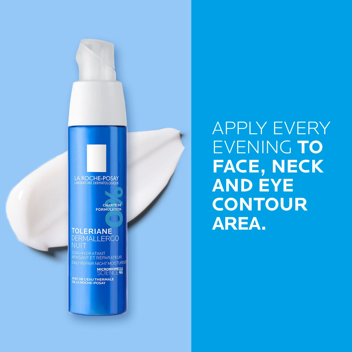 La Roche-Posay Toleriane NIGHT Face cream for Women & Men. Dermallergo Moisturizer for Face, Eyes & Neck. Soothing Ultra Sensitive Skin, Anti-Redness, with Niacinamide & Neurosensine, 40ML ๐ All In One Marketplace Canada