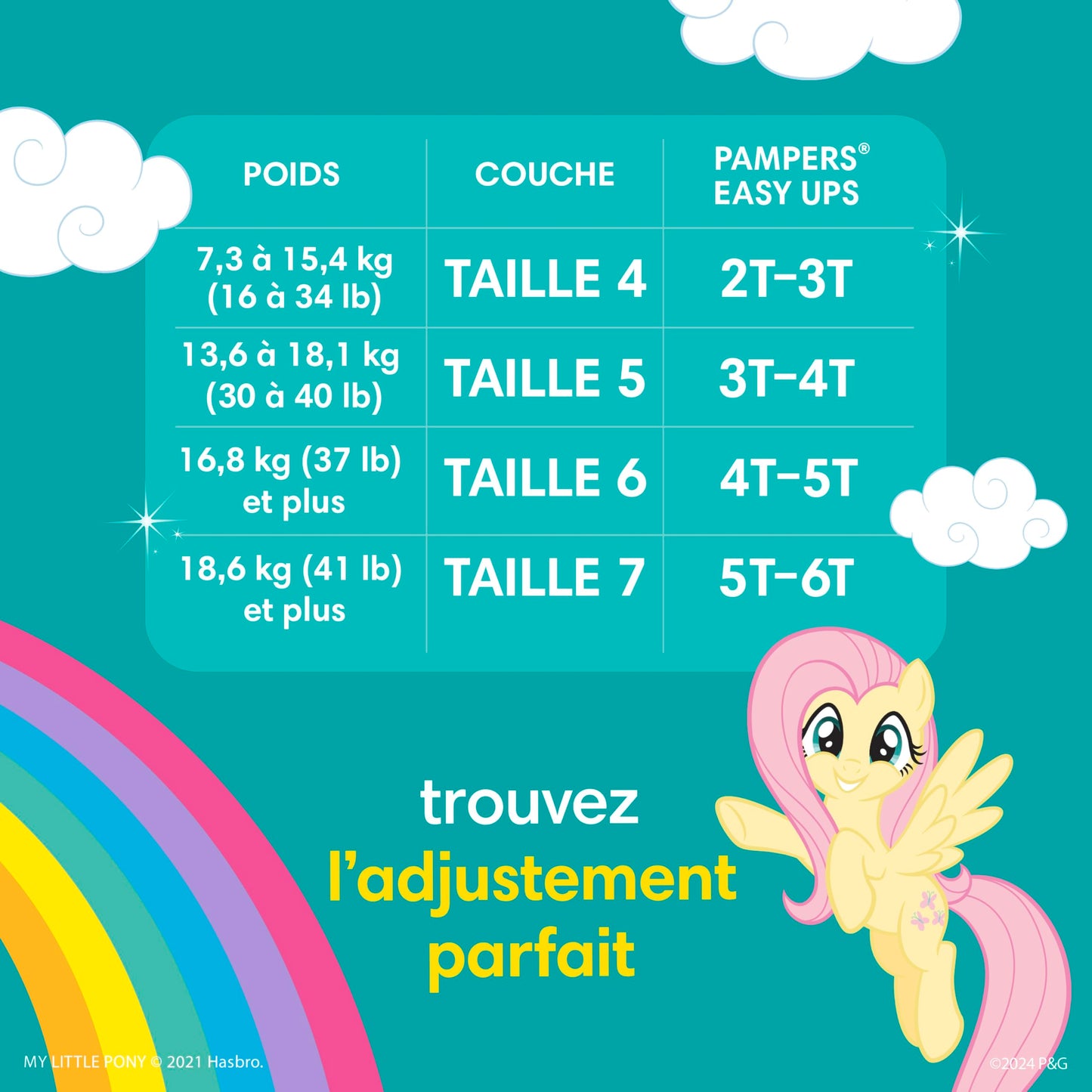 Pampers Easy Ups Training Underwear Girls Size 6 4T5T, 86 Count đ All In One Marketplace Canada