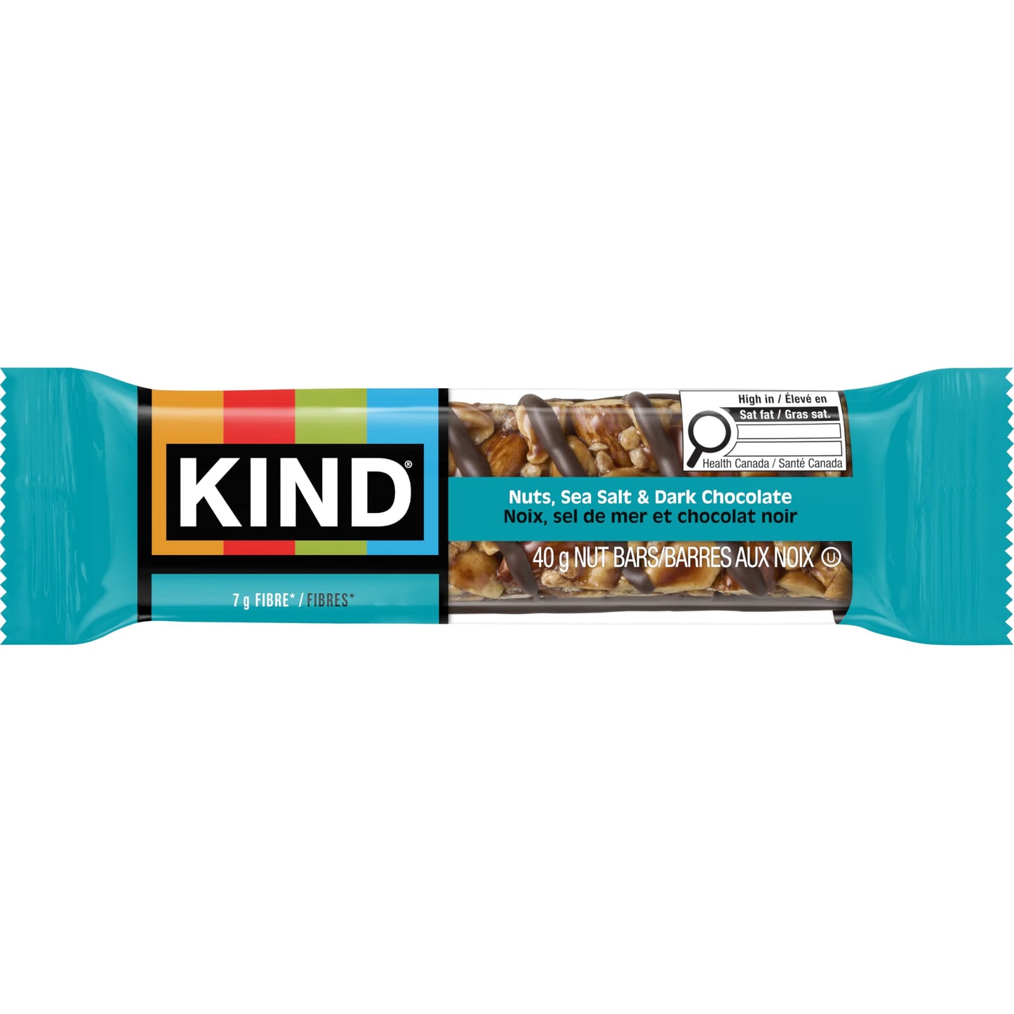 KIND Healthy Snacks Bars, Nuts, Sea Salt, & Dark Chocolate, Gluten Free, Low Sugar, High Fiber Snacks, 6g Protein, 12 Count ๐ All In One Marketplace Canada
