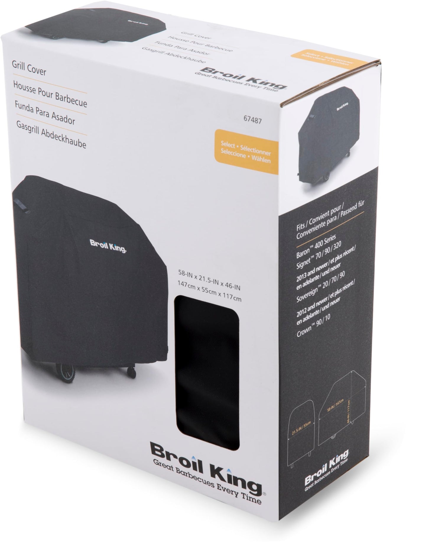 Broil King 67487 Select Grill Cover - Signet/Sovereign/Crown/Baron 400 Series - 58 Inch ๐ All In One Marketplace Canada