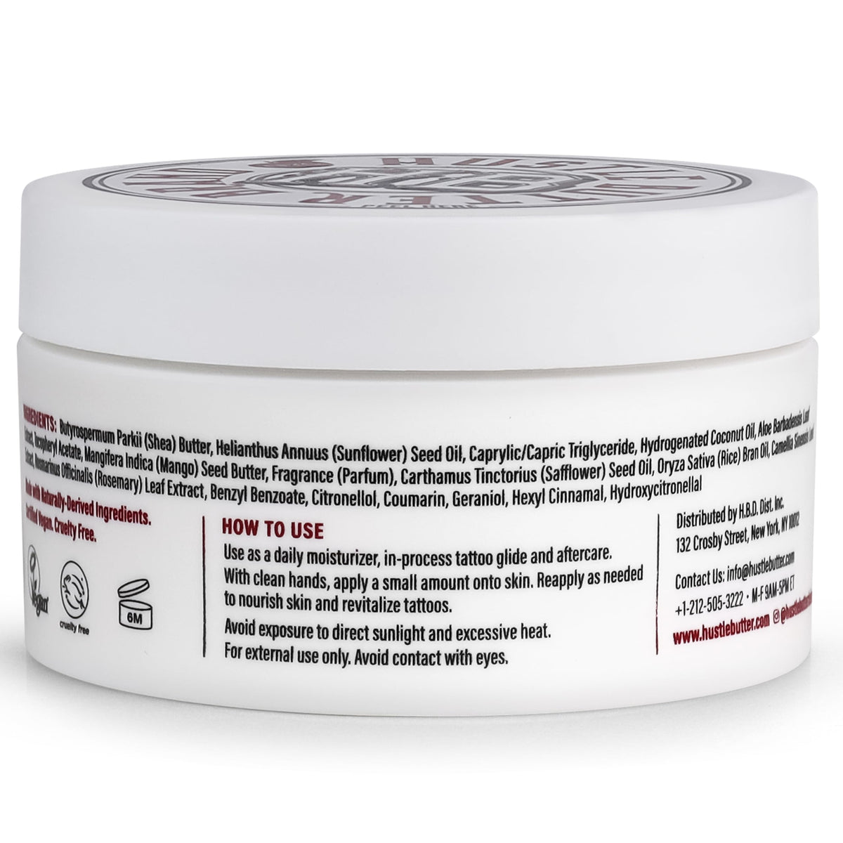 Hustle Butter Tattoo Aftercare 5oz Tattoo Balm, Heals + Protects New Tattoos and Rejuvenates Older Tattoos - 100% Vegan Tattoo Cream No-Petroleum ๐ All In One Marketplace Canada