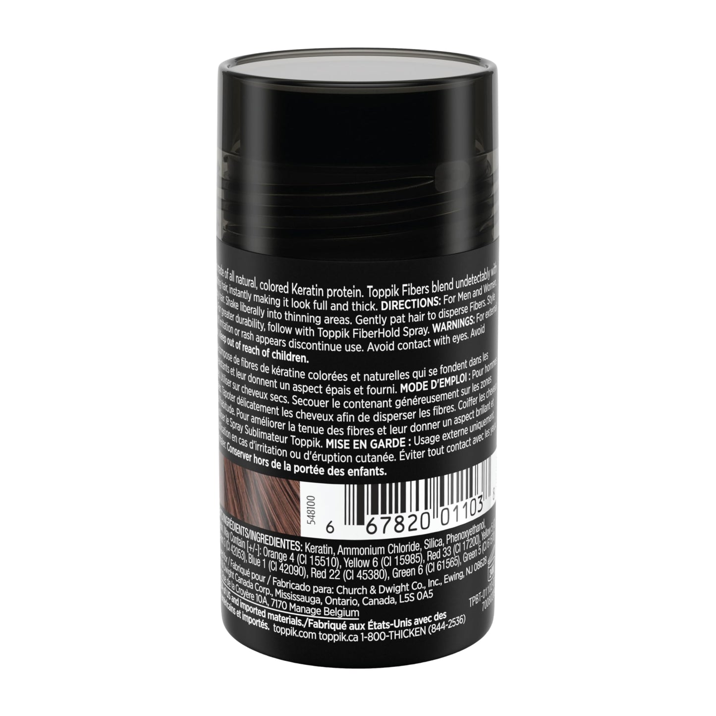 TOPPIK Hair Building Fibers,12 g, Fill In Fine or Thinning Hair, Instantly Thicker Looking, Multiple Shades for Men & Women ๐ All In One Marketplace Canada