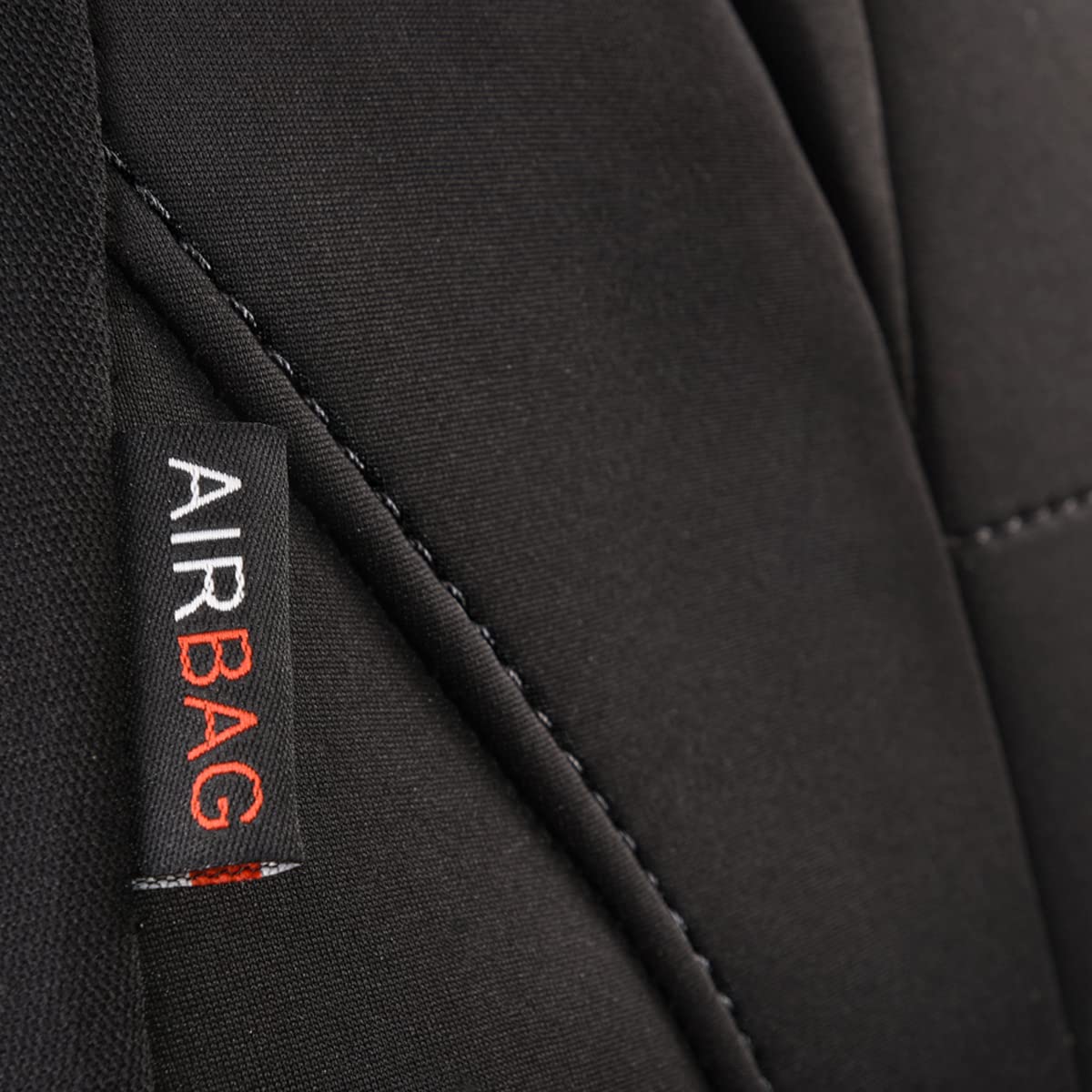 CAR Pass Neoprene Waterproof Two Front Car Seat Covers Set- Universal Fit for Vehicles, Airbag Compatiable(Black) ๐ All In One Marketplace Canada