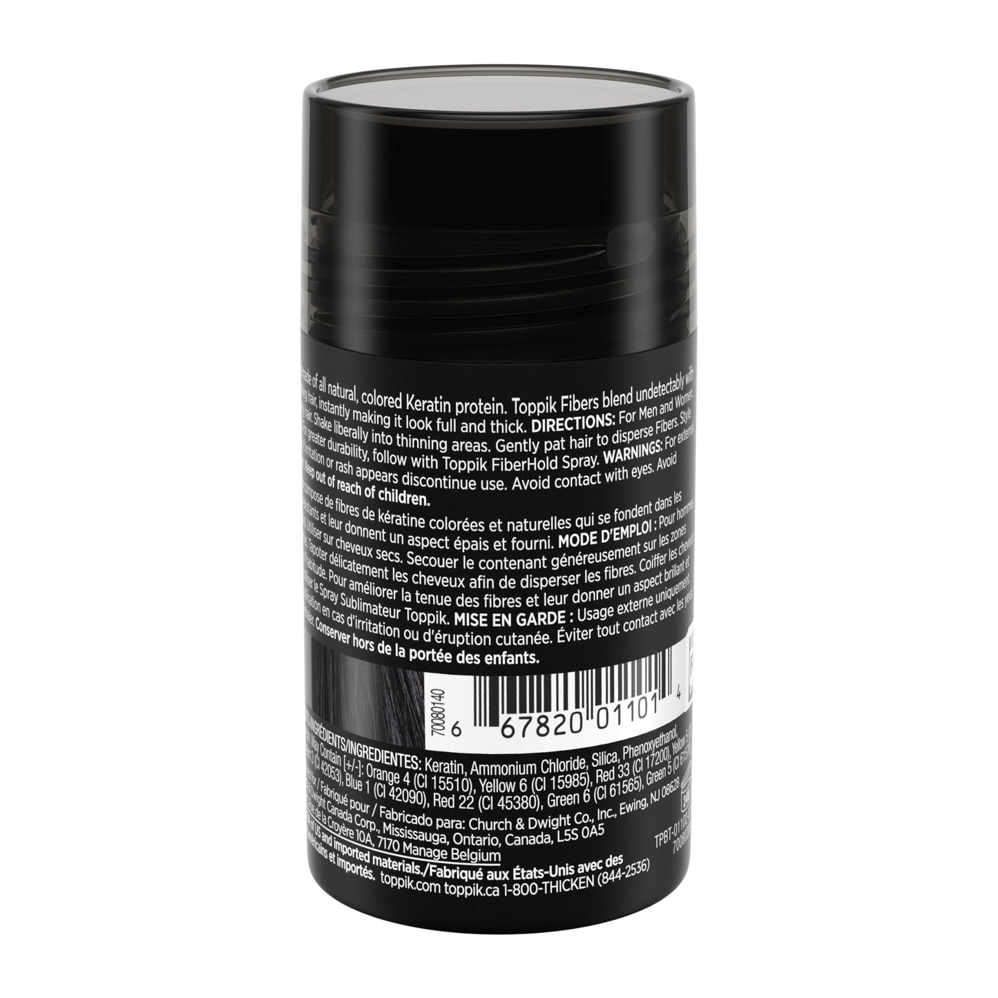 TOPPIK Hair Building Fibers,12 g, Fill In Fine or Thinning Hair, Instantly Thicker Looking, Multiple Shades for Men & Women ๐ All In One Marketplace Canada