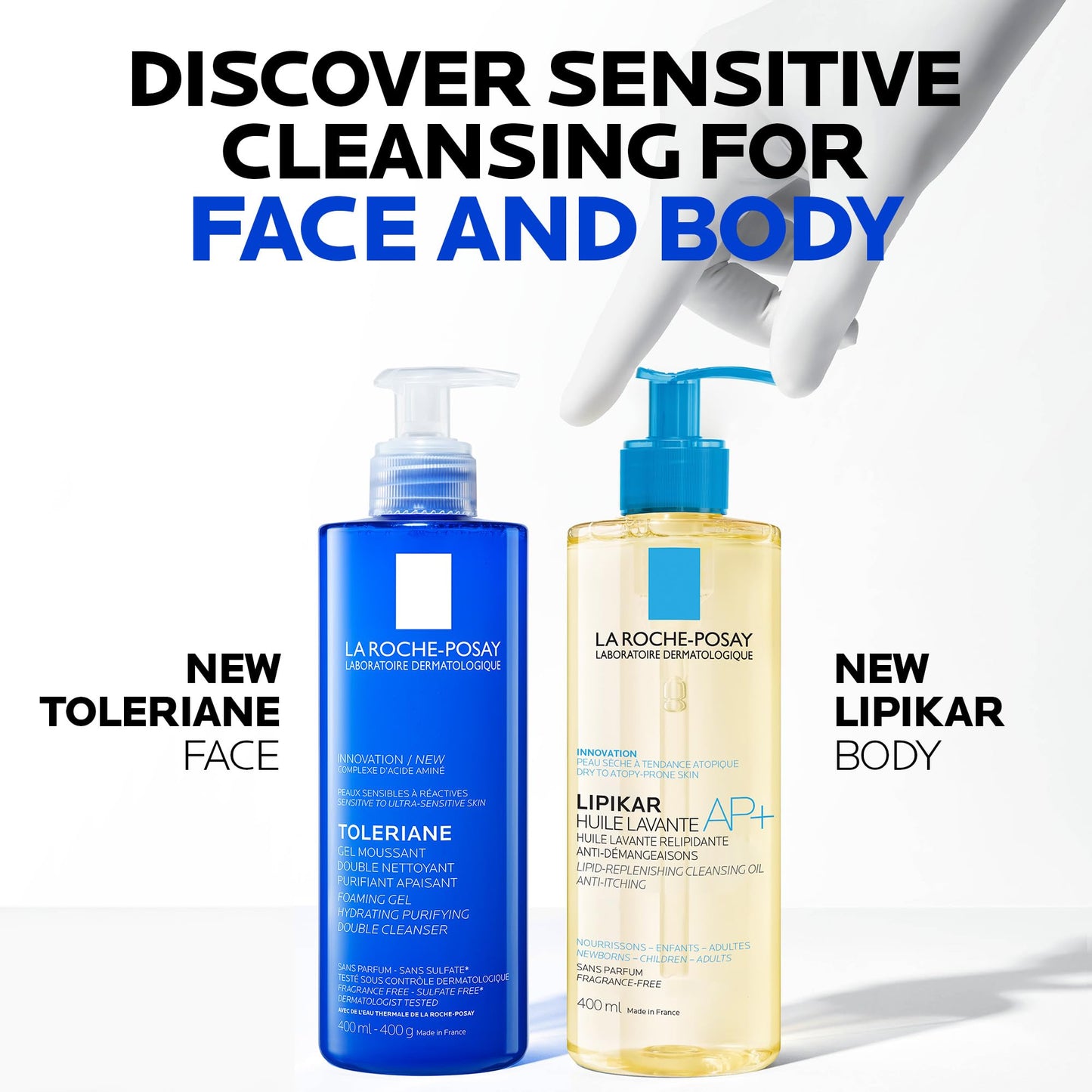 La Roche Posay Double Face Cleanser, Toleriane Hydrating Purifying Foaming Gel, Removes Makeup & Impurities, with Niacinamide & Amino Acids, Fragrance Free, Recommended by Dermatologists, 400ml ๐ All In One Marketplace Canada