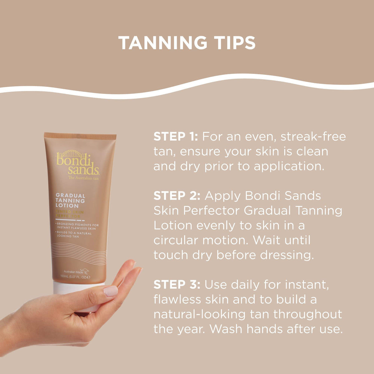 BONDI SANDS GRADUAL TANNING LOTION TINTED SKIN PERFECTOR 150mL (CANADA) ๐ All In One Marketplace Canada