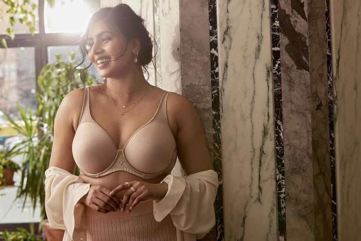 Wonderbra Womens Plus Support Underwire Full Coverage Bra, Blush, 38DD US ๐ All In One Marketplace Canada