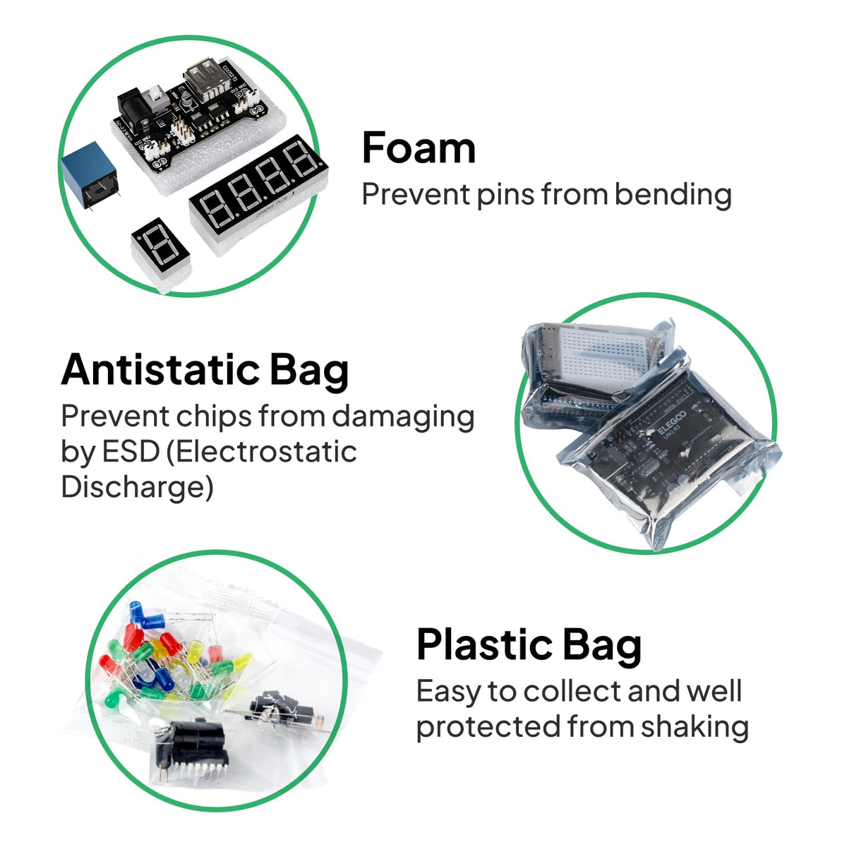 ELEGOO UNO R3 Super Starter Kit Compatible for Arduino- 60+ Components, 24-Lesson Tutorial, STEM Education Kit for Beginners Ages 10+ (Incl. Power Supply & 9V Battery) ๐ All In One Marketplace Canada